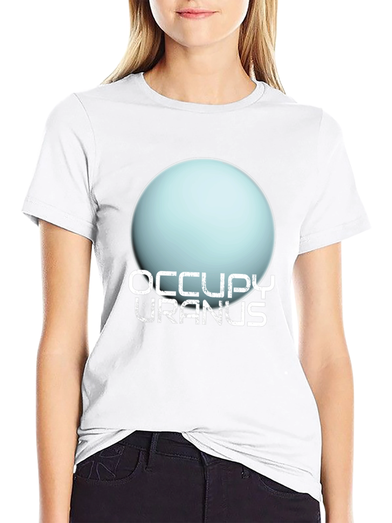 Occupy Uranus T-Shirt - Funny Space Tee