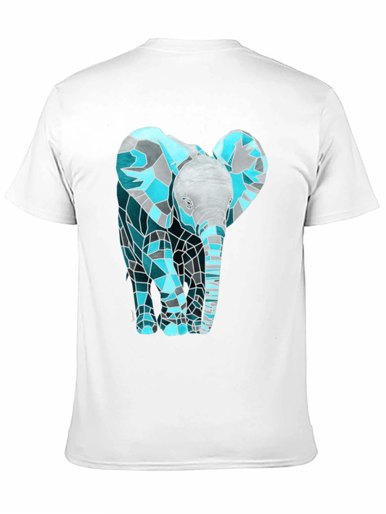 Geometric Elephant Graphic T-Shirt