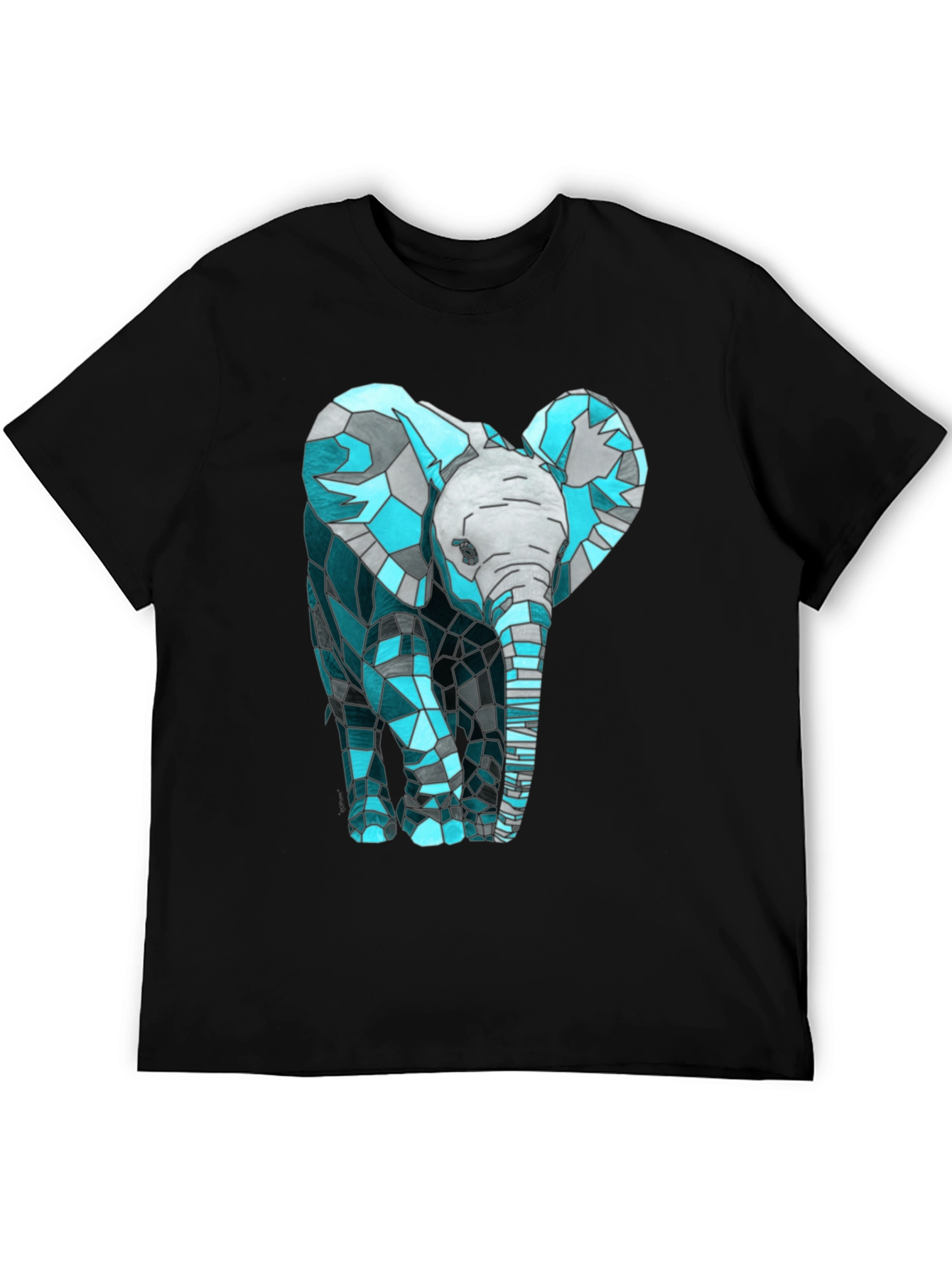 Geometric Elephant Graphic T-Shirt