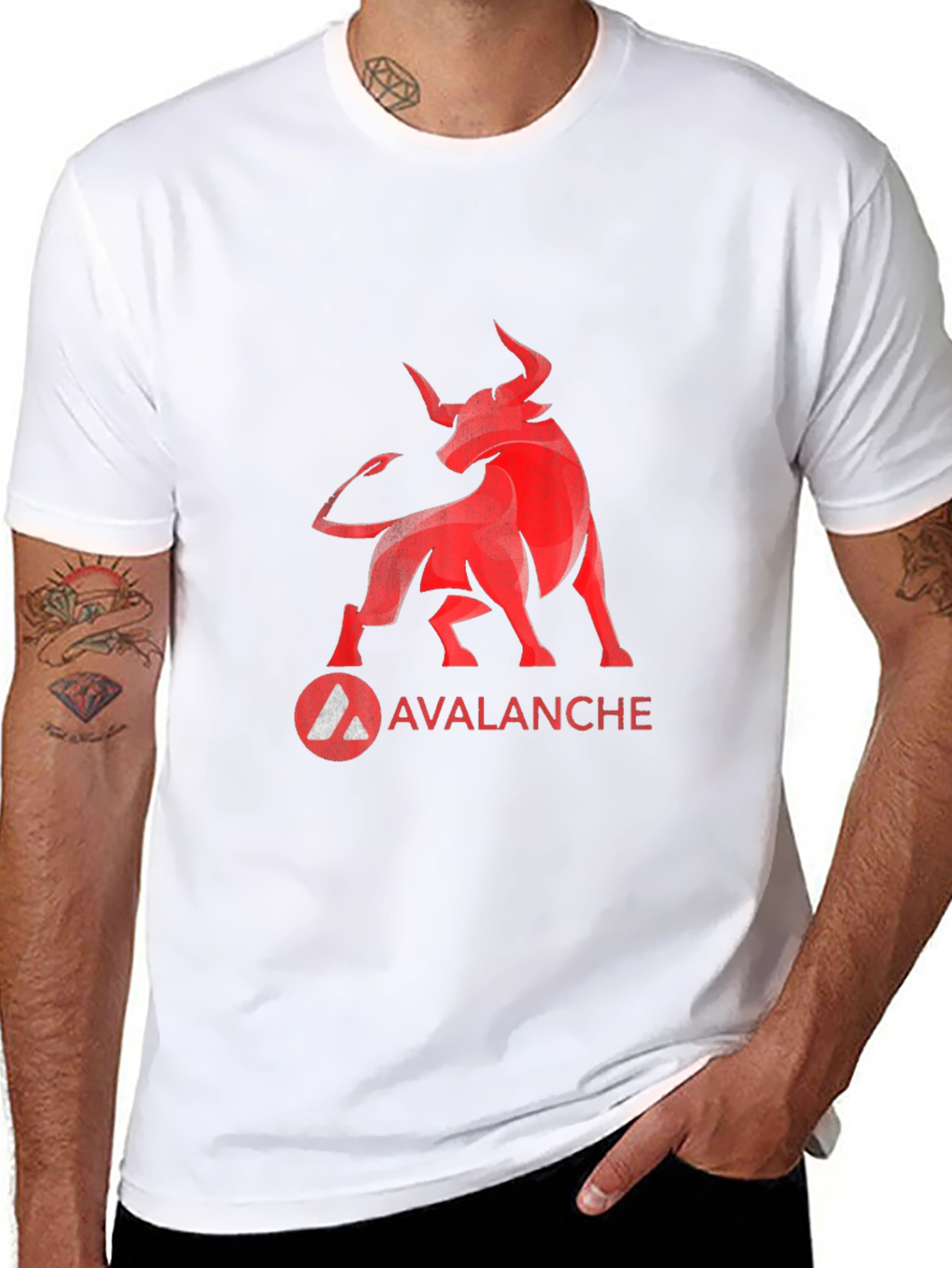 Avalanche Bull Graphic Tee - Black