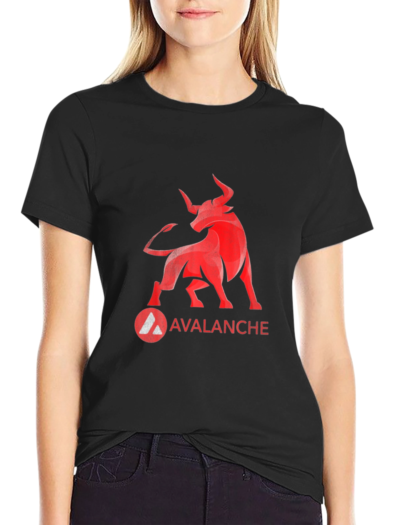 Avalanche Bull Graphic Tee - Black