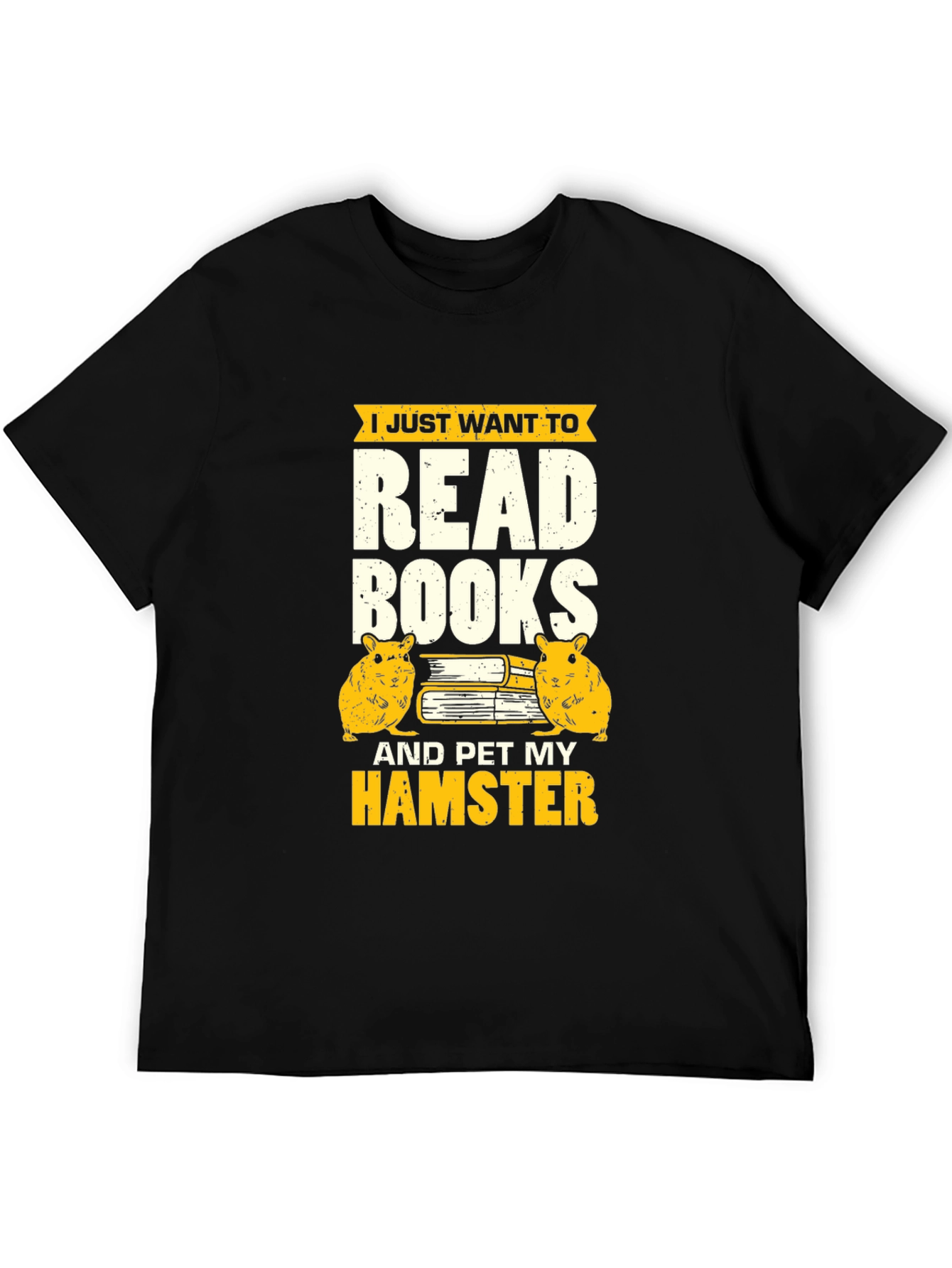 Read Books and Pet My Hamster Graphic T-Shirt
