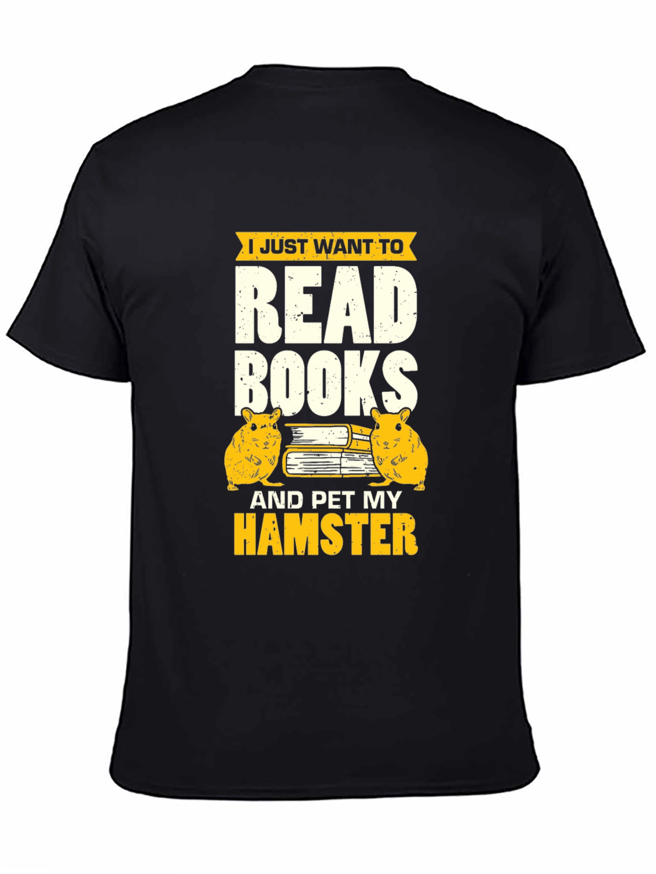 Read Books and Pet My Hamster Graphic T-Shirt