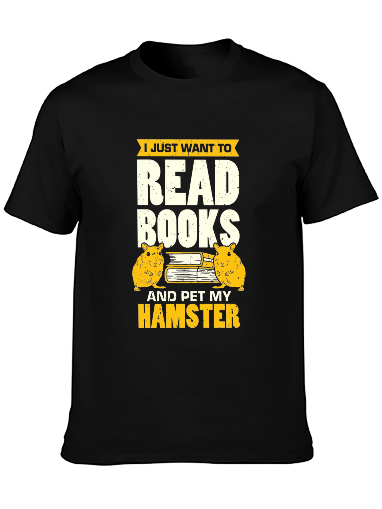 Read Books and Pet My Hamster Graphic T-Shirt