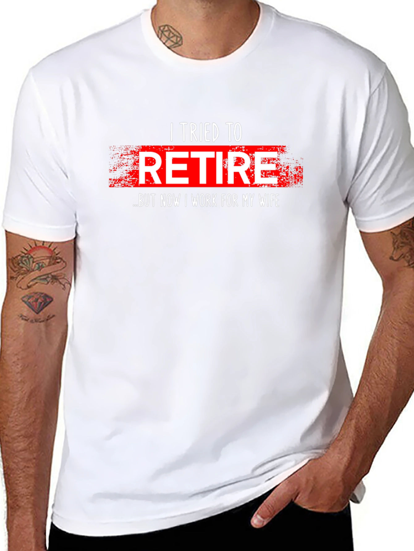 Funny Retirement T-Shirt - I Tried To Retire