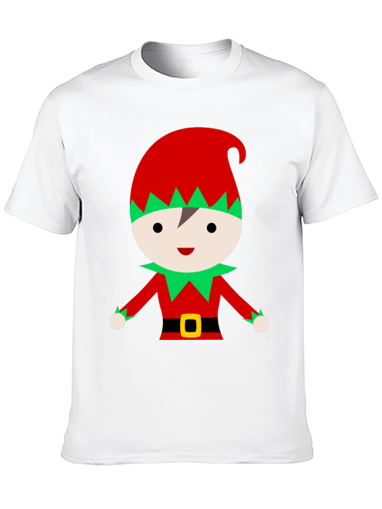 Festive Elf Graphic Tee - Holiday Cheer