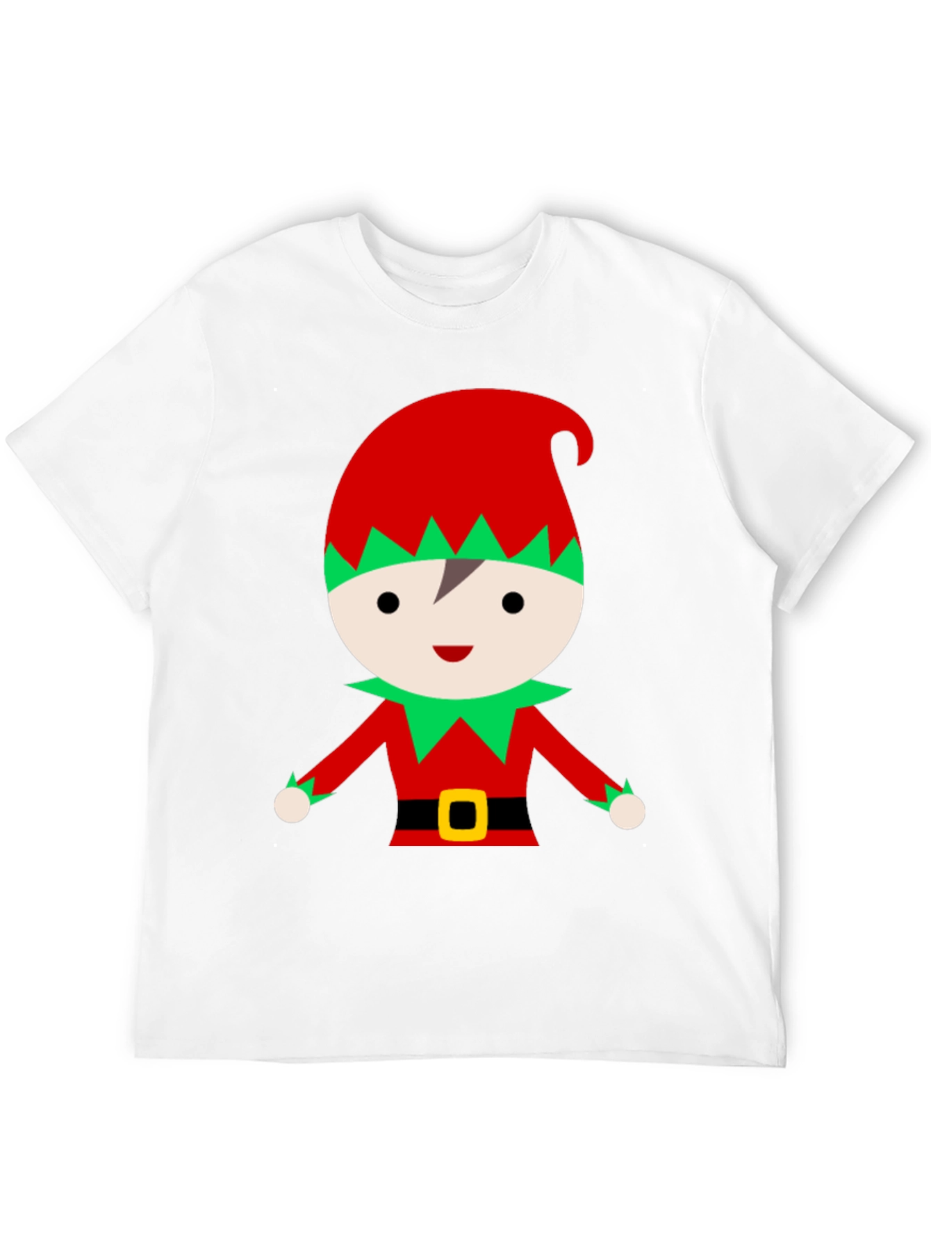 Festive Elf Graphic Tee - Holiday Cheer