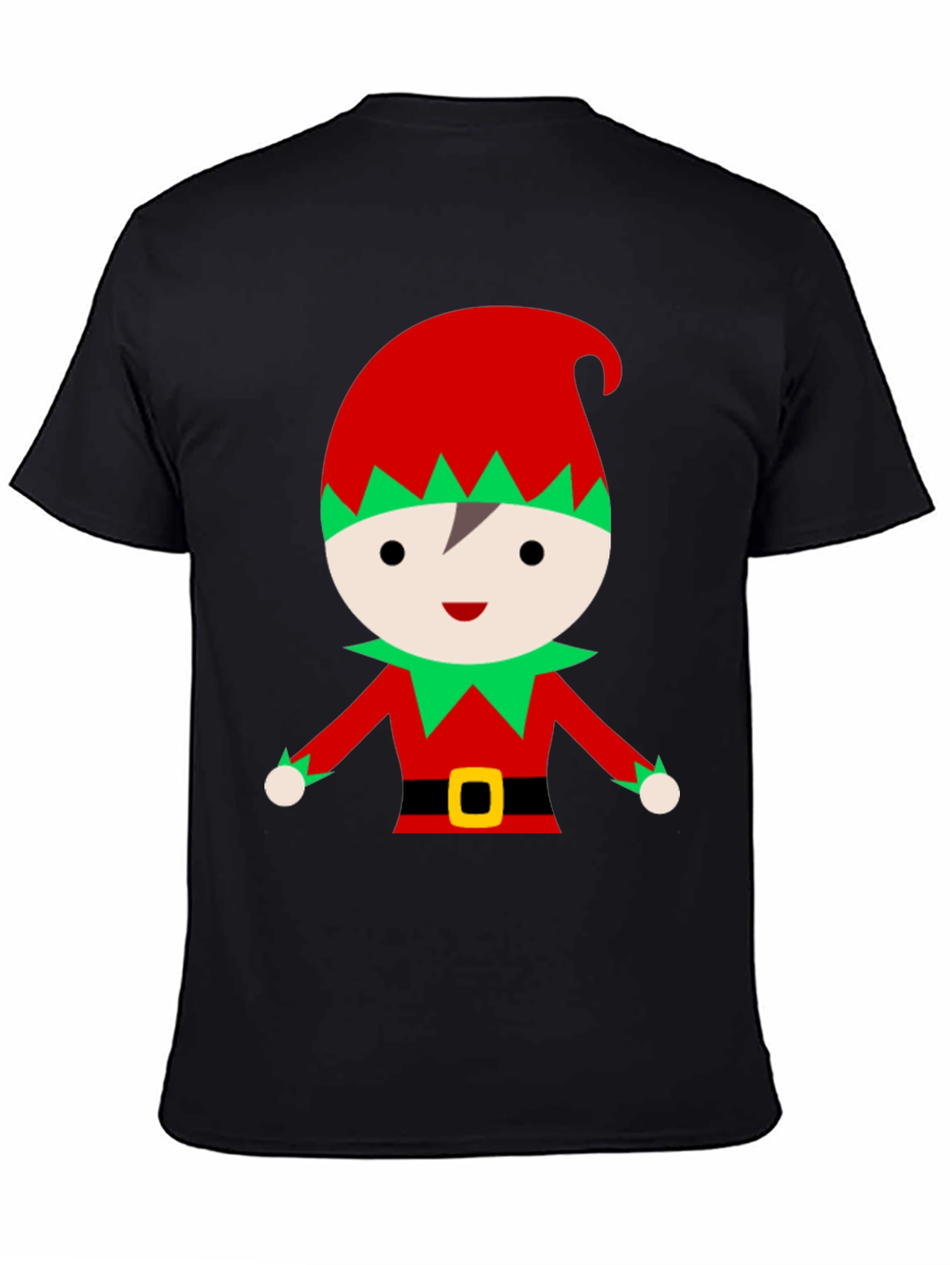 Festive Elf Graphic Tee - Holiday Cheer