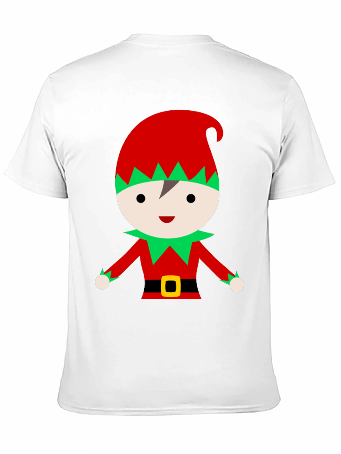 Festive Elf Graphic Tee - Holiday Cheer