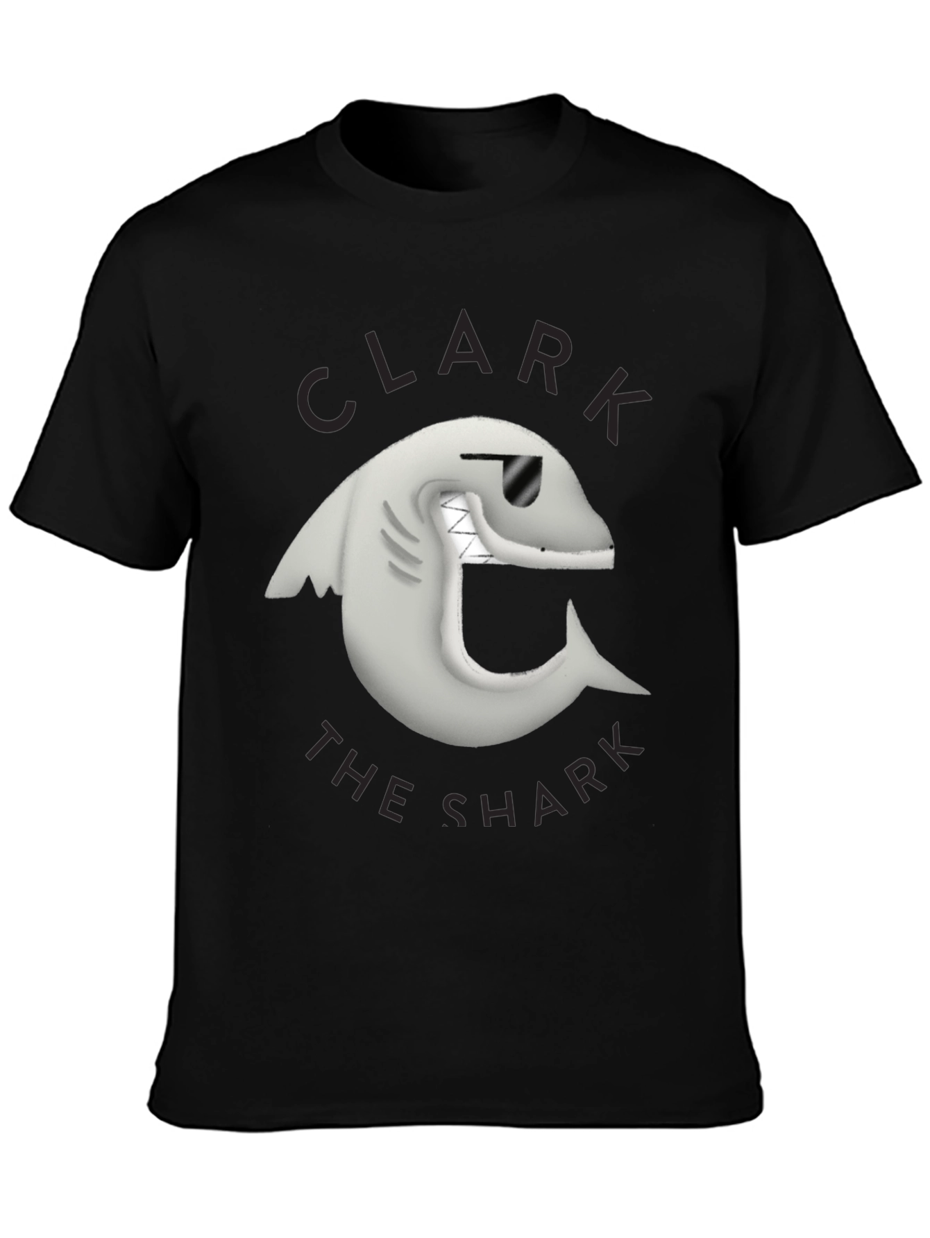 Clark the Shark Graphic Tee - Black