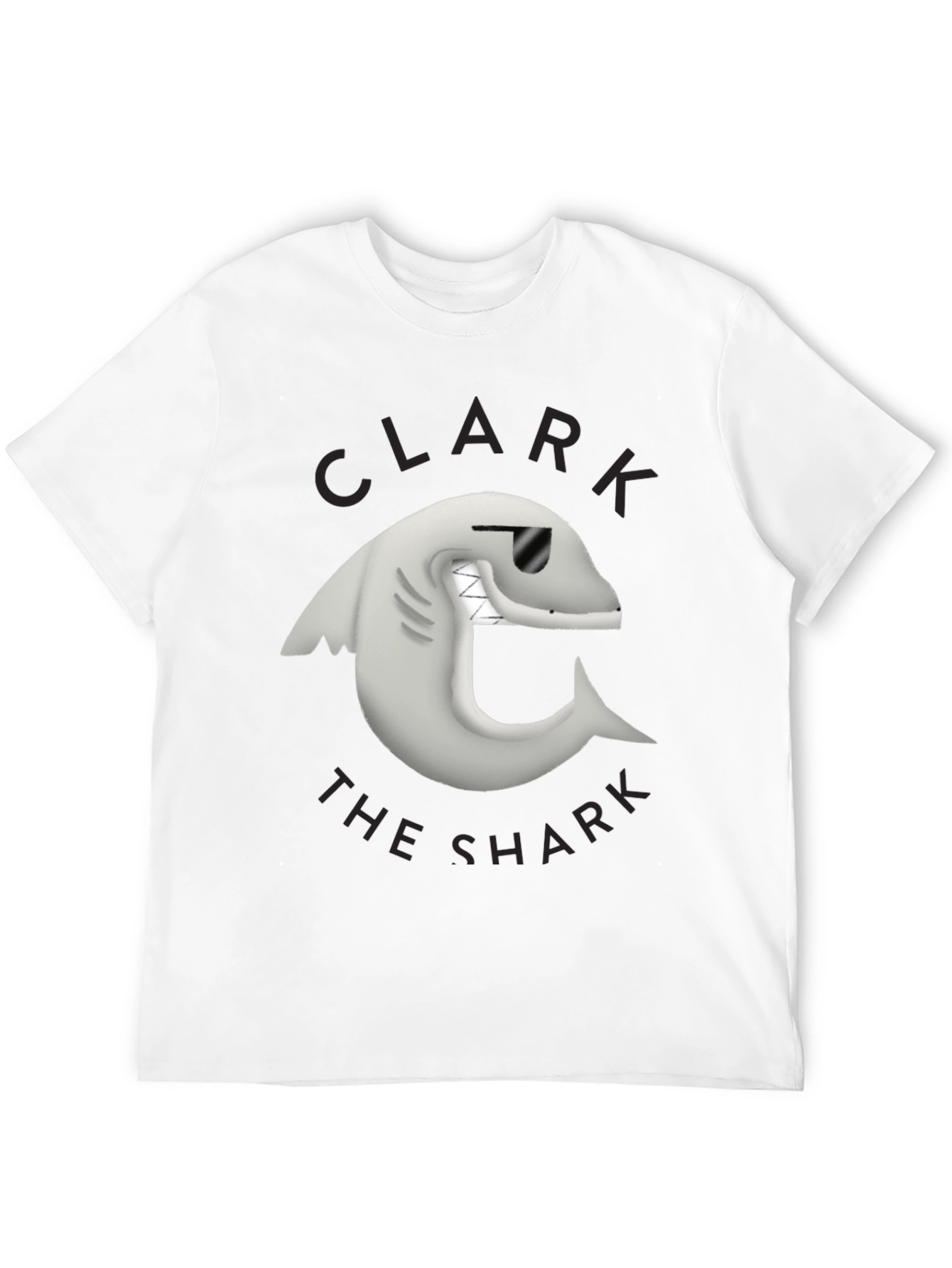 Clark the Shark Graphic Tee - Black