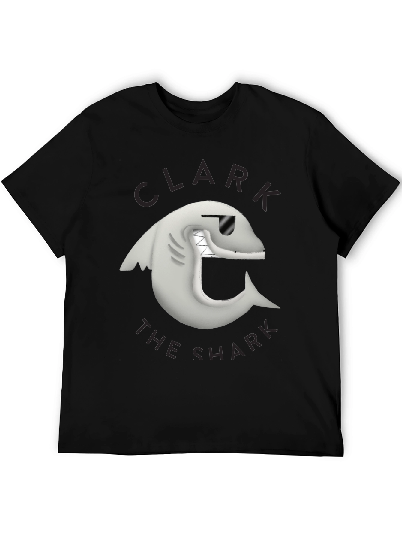 Clark the Shark Graphic Tee - Black