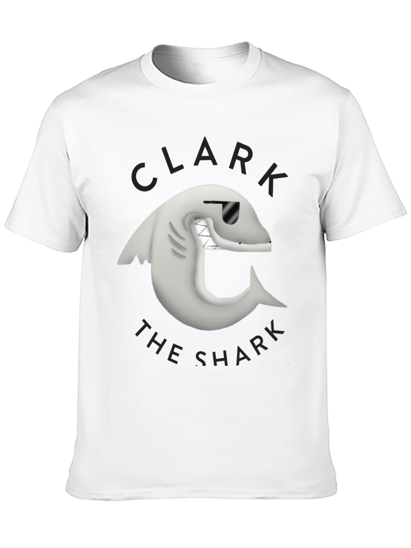 Clark the Shark Graphic Tee - Black