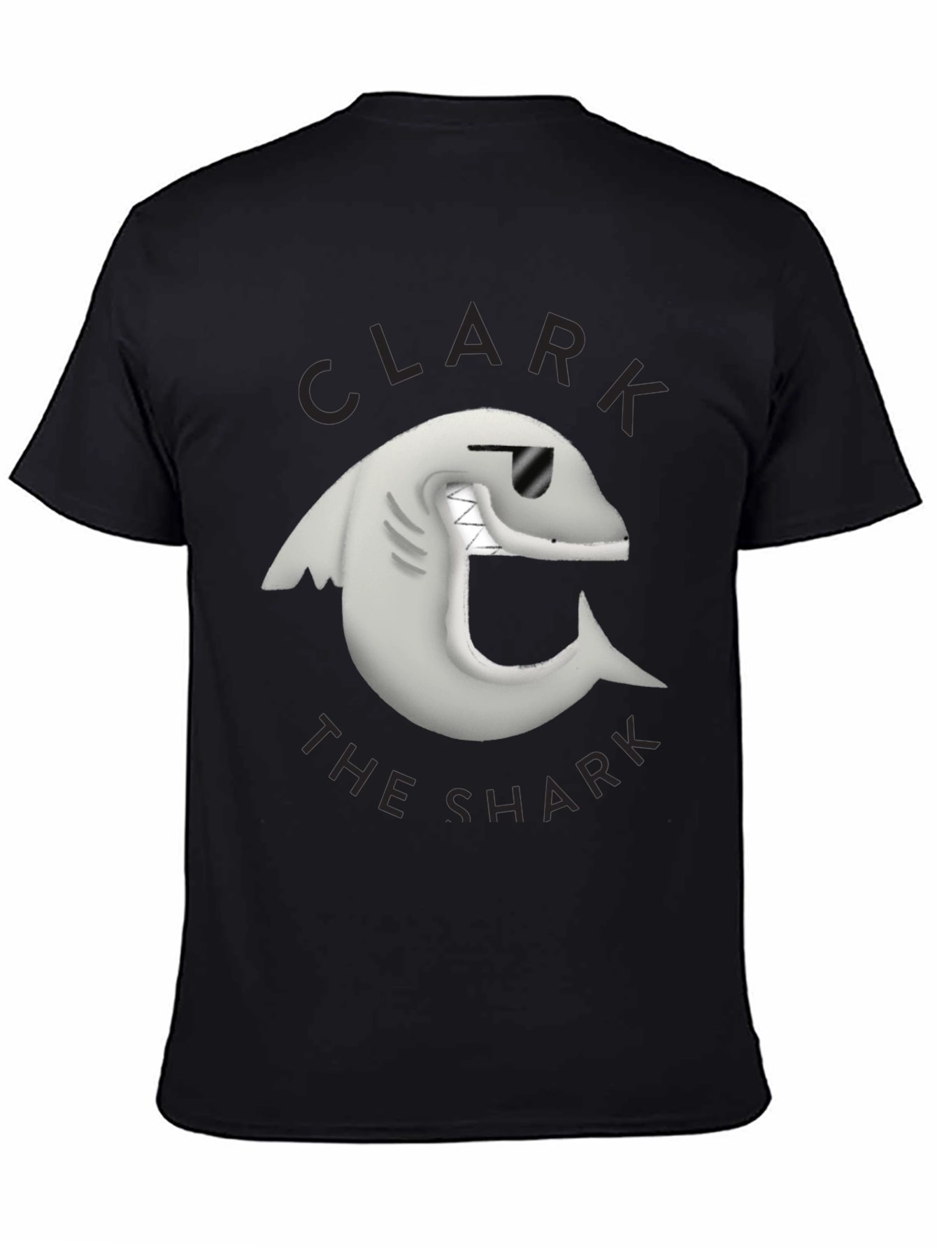 Clark the Shark Graphic Tee - Black