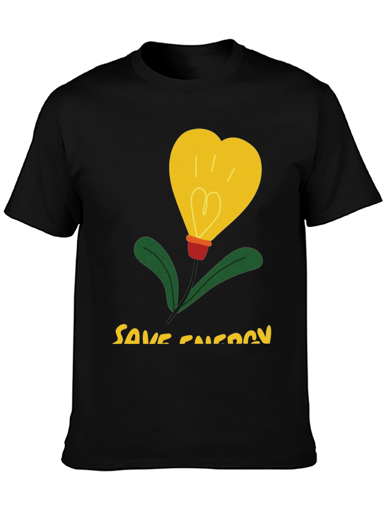Eco-Friendly Save Energy Graphic Tee