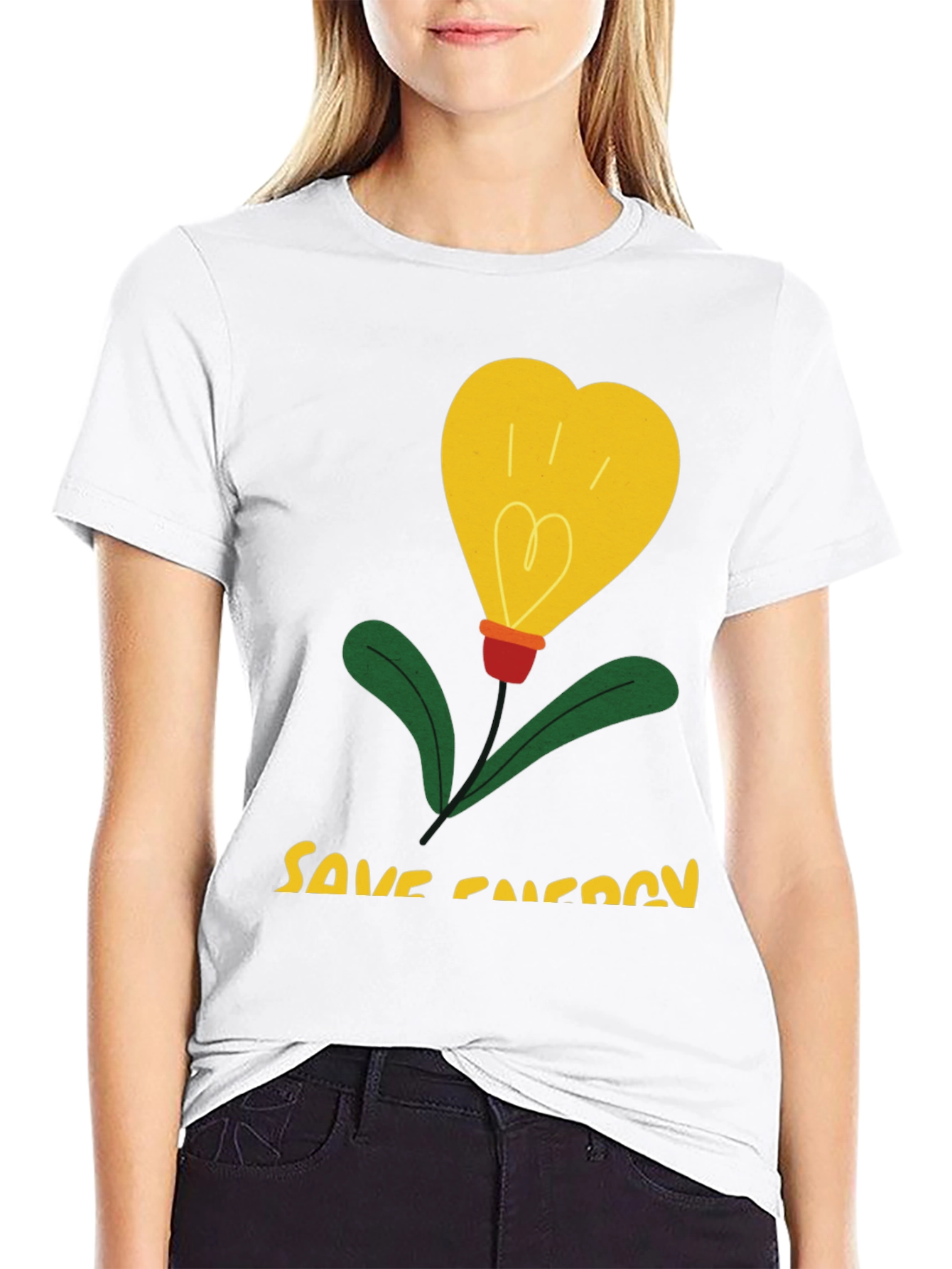 Eco-Friendly Save Energy Graphic Tee