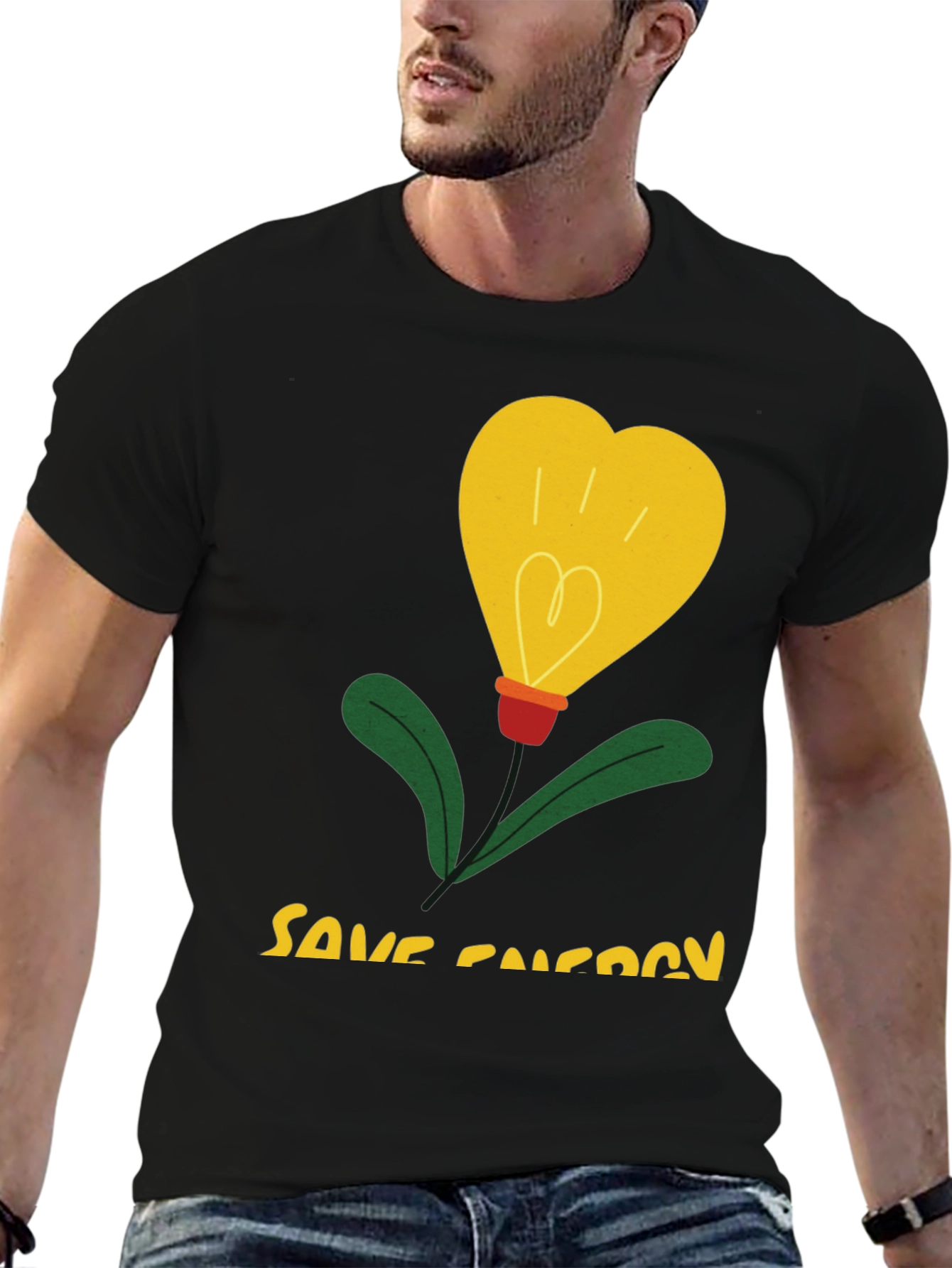 Eco-Friendly Save Energy Graphic Tee