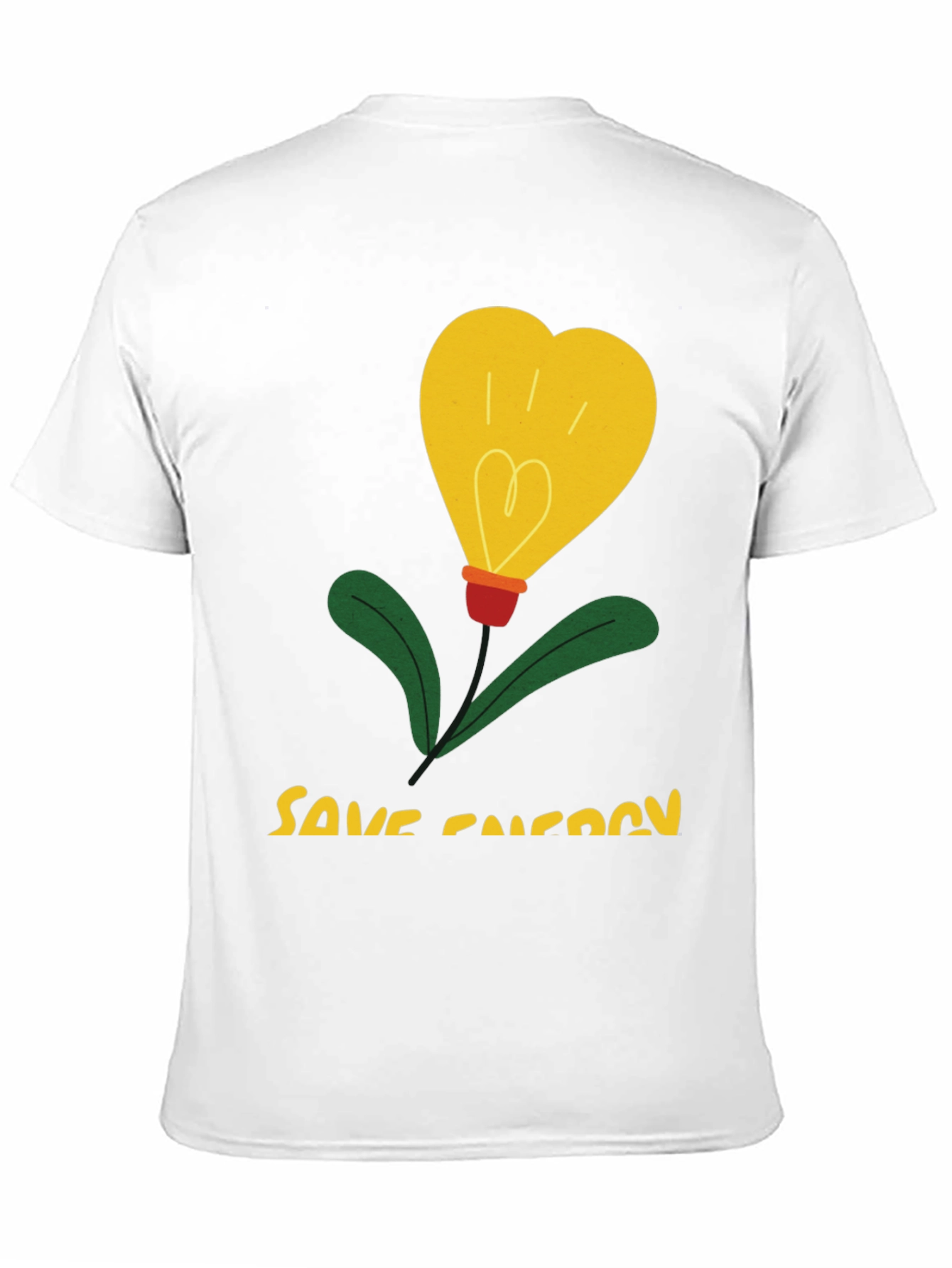 Eco-Friendly Save Energy Graphic Tee