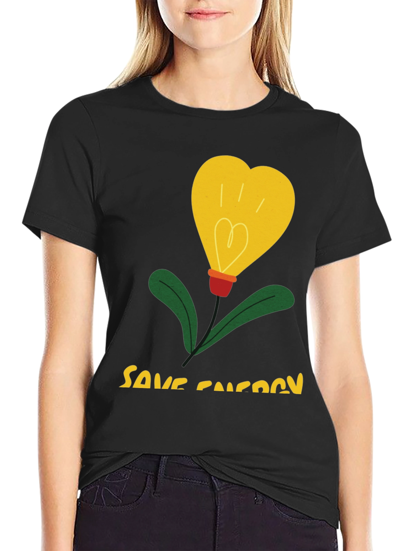 Eco-Friendly Save Energy Graphic Tee