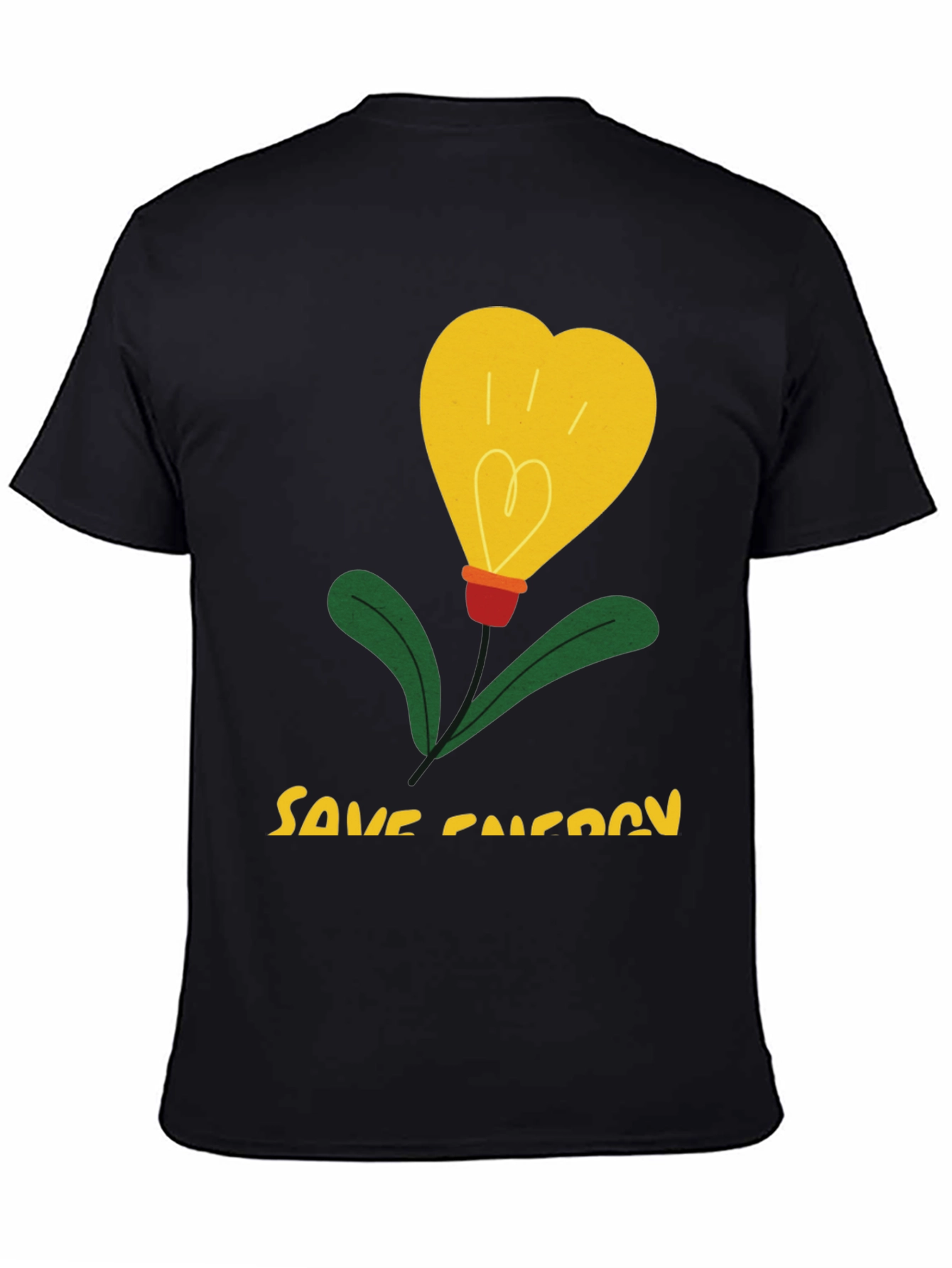 Eco-Friendly Save Energy Graphic Tee