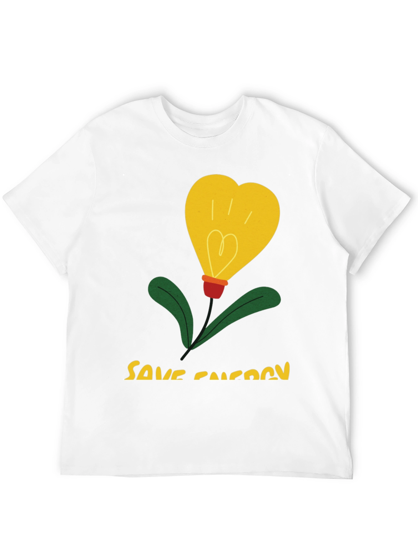 Eco-Friendly Save Energy Graphic Tee