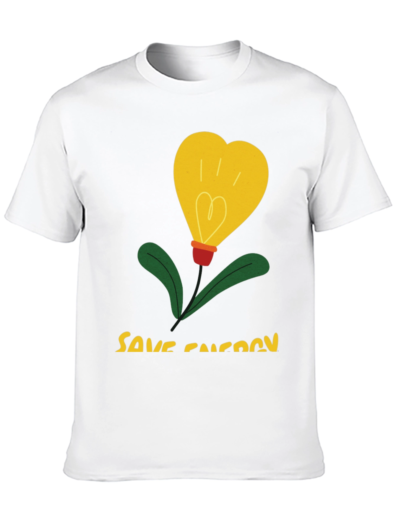 Eco-Friendly Save Energy Graphic Tee