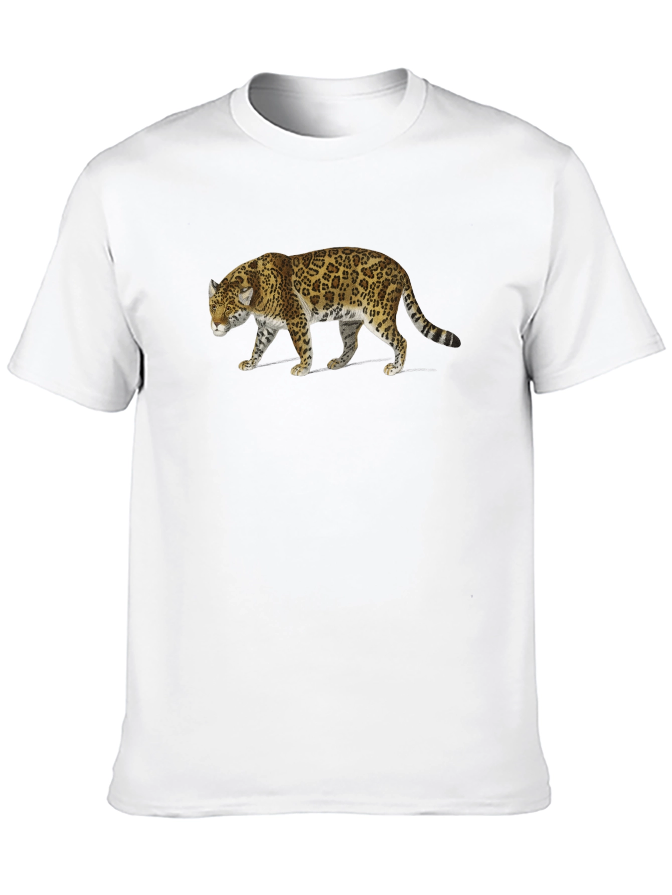 Black T-Shirt with Jaguar Graphic
