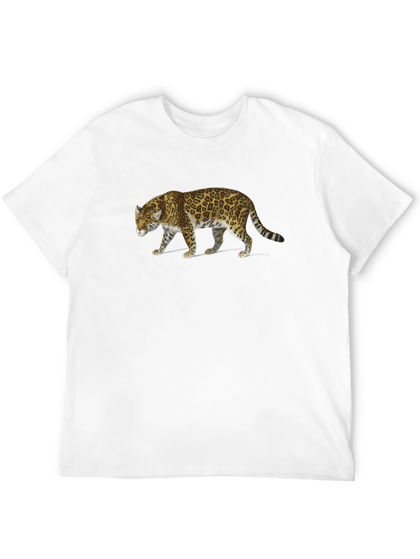 Black T-Shirt with Jaguar Graphic