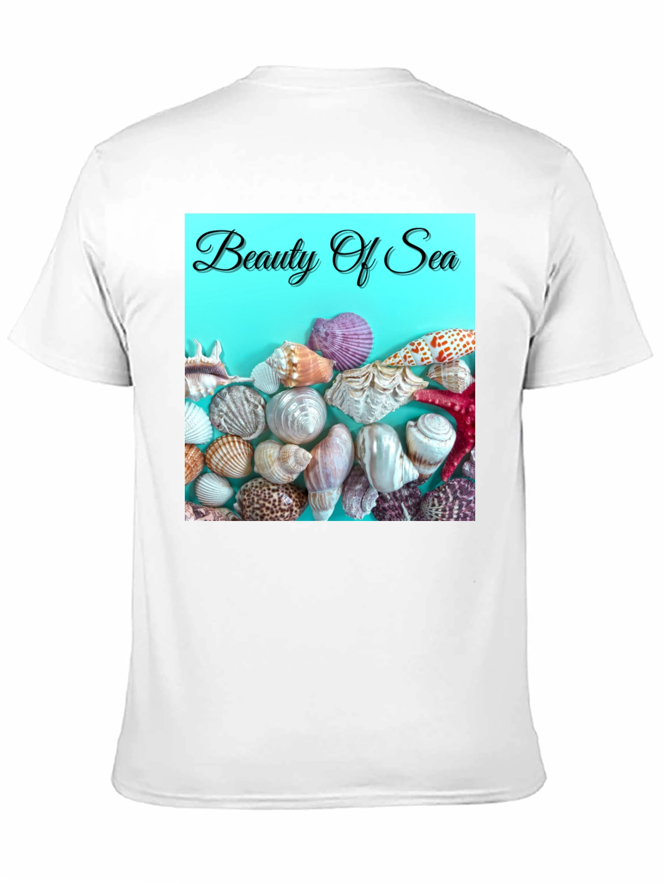 Beauty Of Sea T-Shirt Beach Seashells Graphic Tee