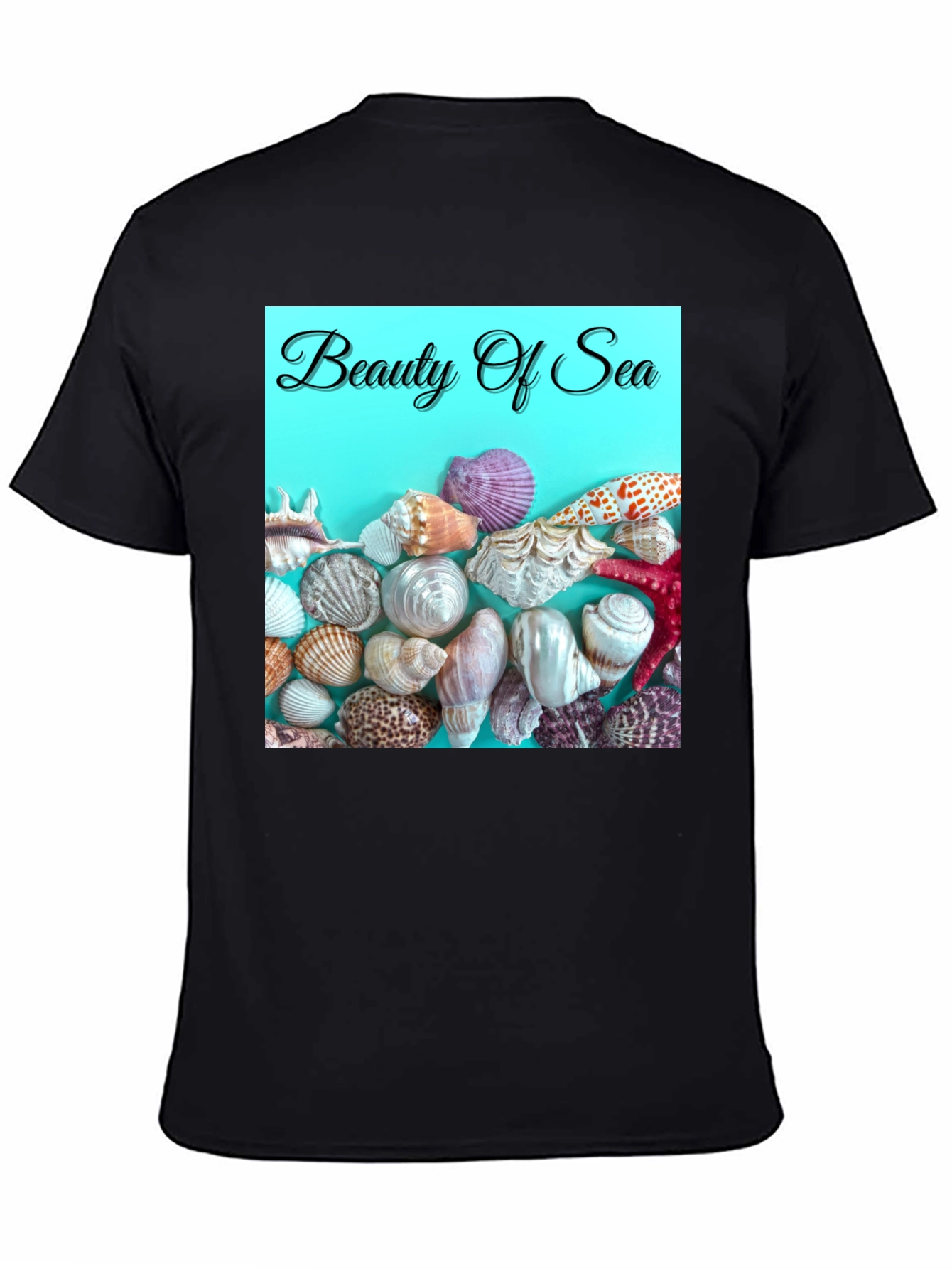 Beauty Of Sea T-Shirt Beach Seashells Graphic Tee