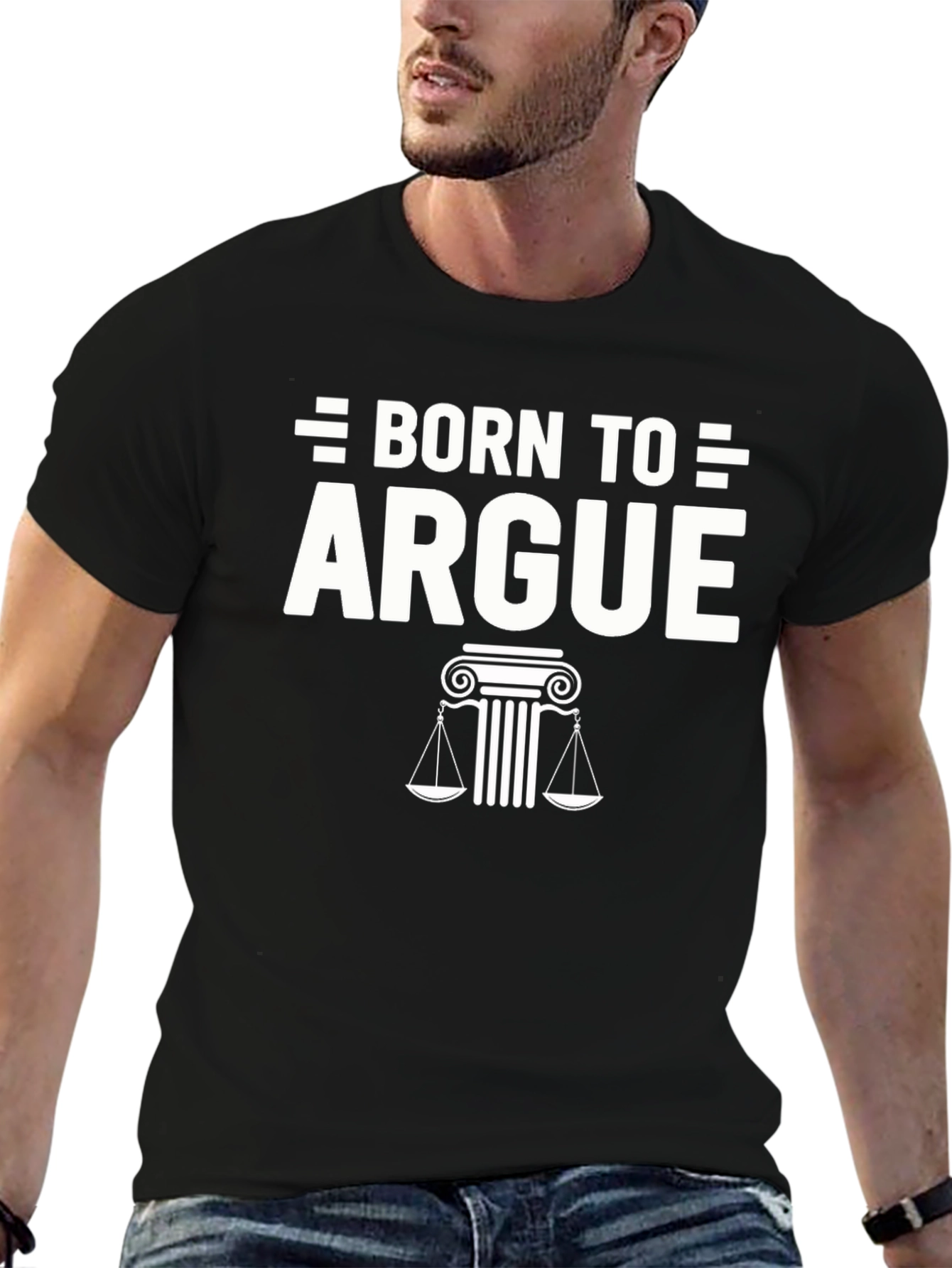 Born to Argue Graphic Tee - Lawyer Gift