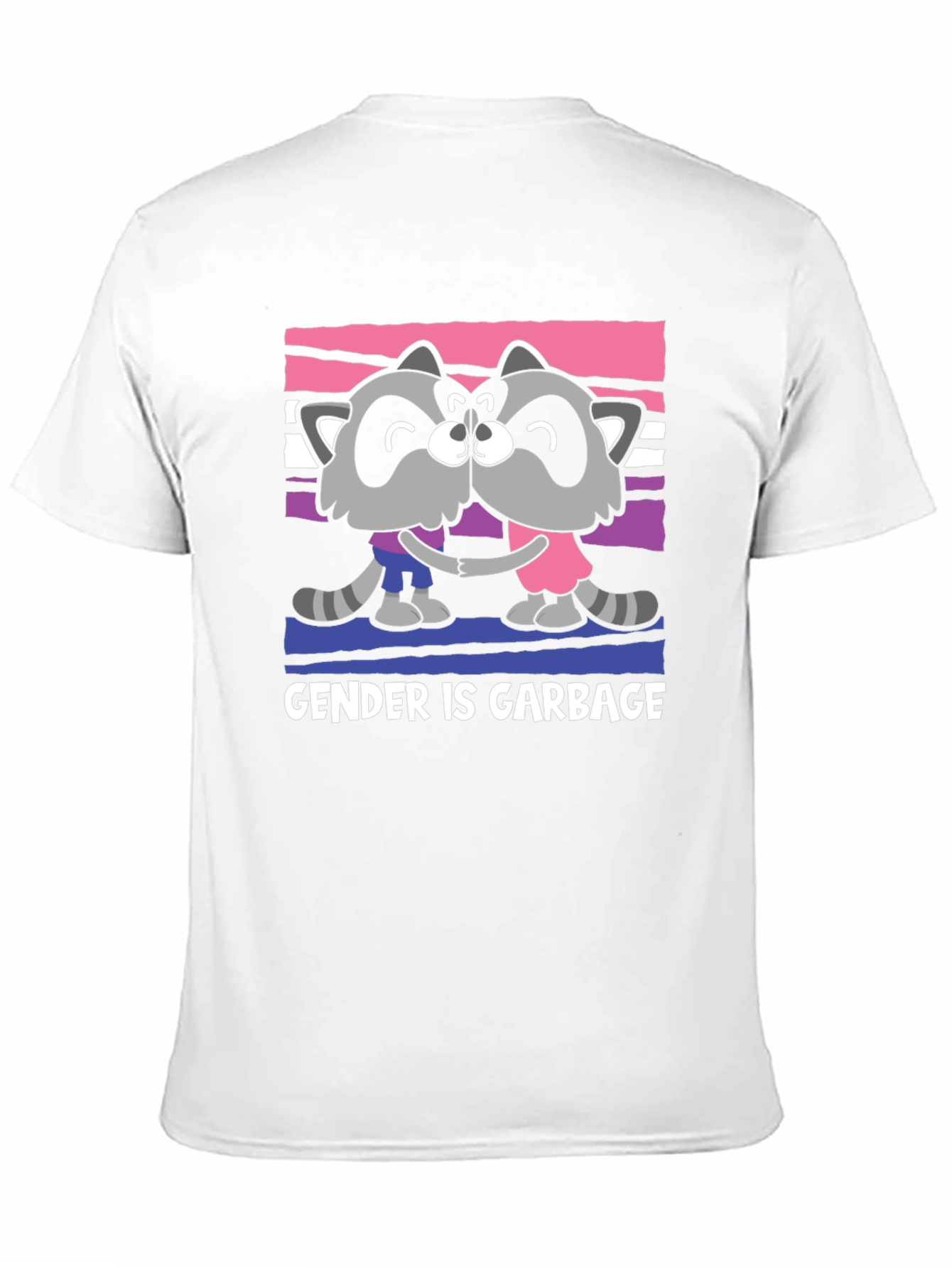 Gender is Garbage Raccoon Pride T-Shirt