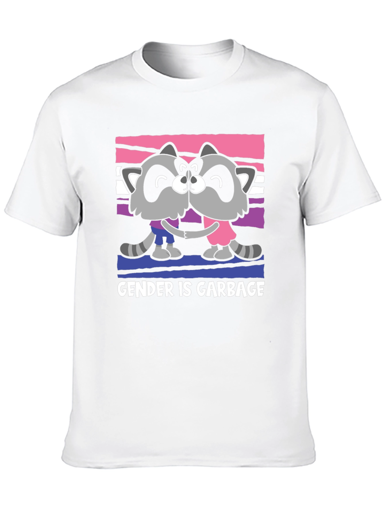 Gender is Garbage Raccoon Pride T-Shirt