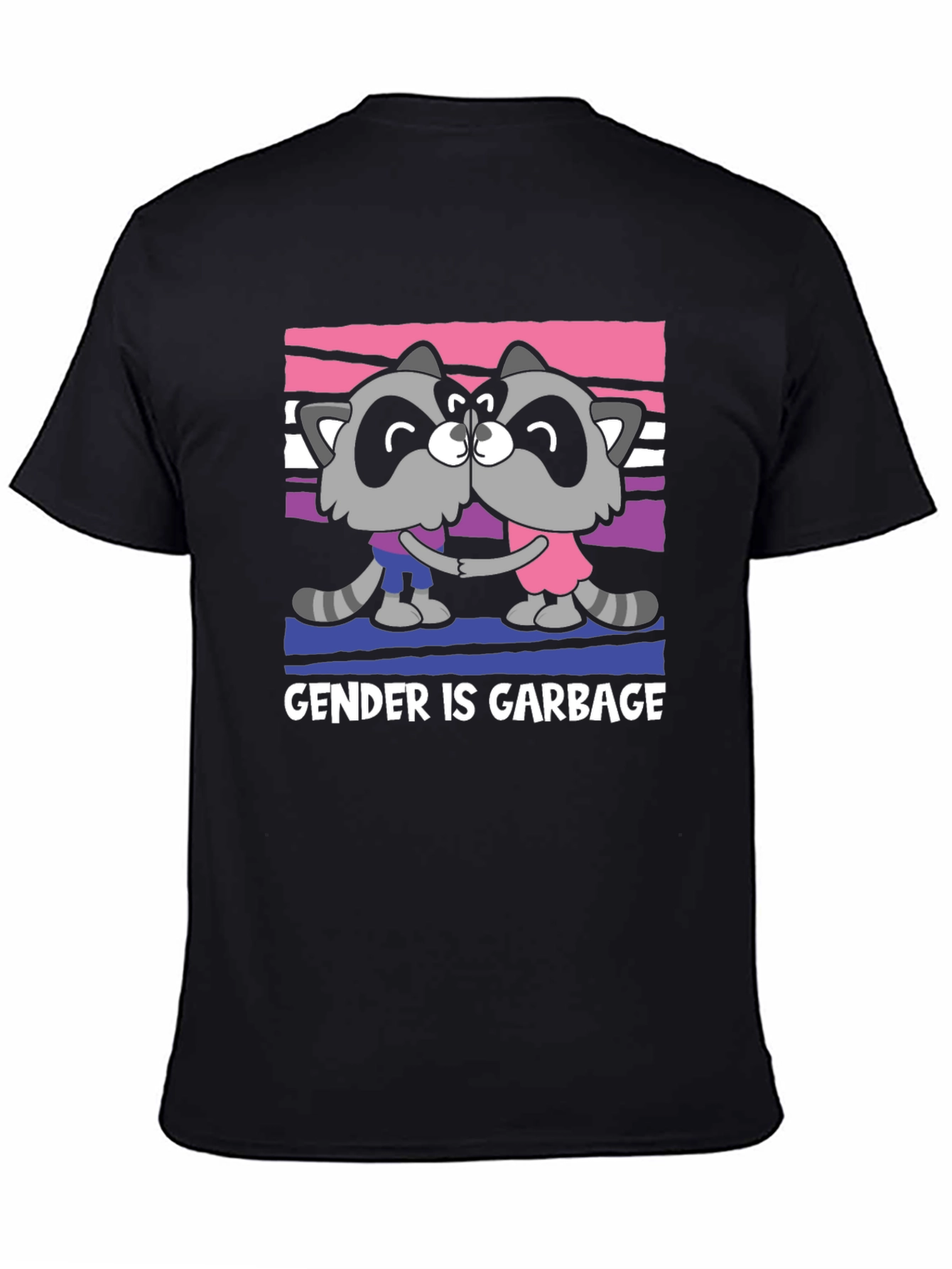 Gender is Garbage Raccoon Pride T-Shirt
