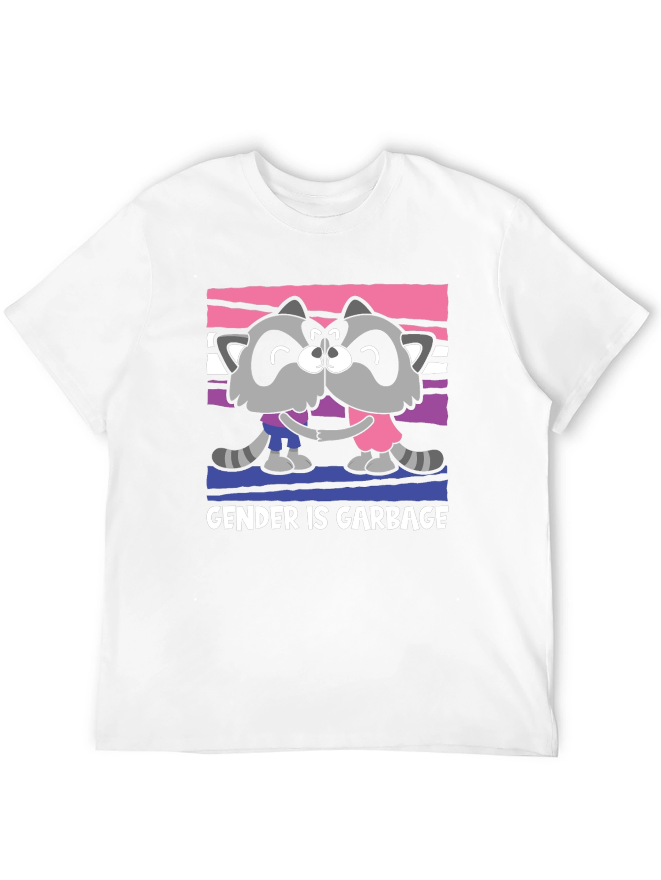Gender is Garbage Raccoon Pride T-Shirt