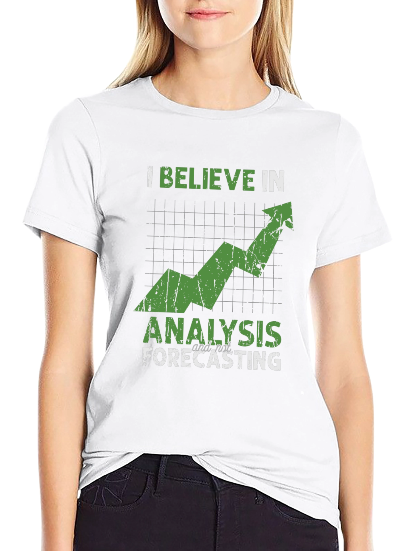 I Believe in Analysis Graphic Tee - Black