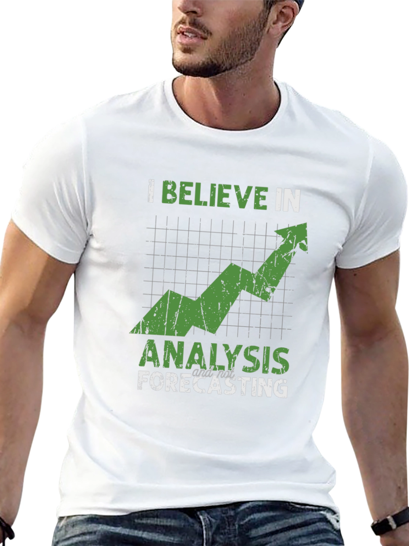 I Believe in Analysis Graphic Tee - Black