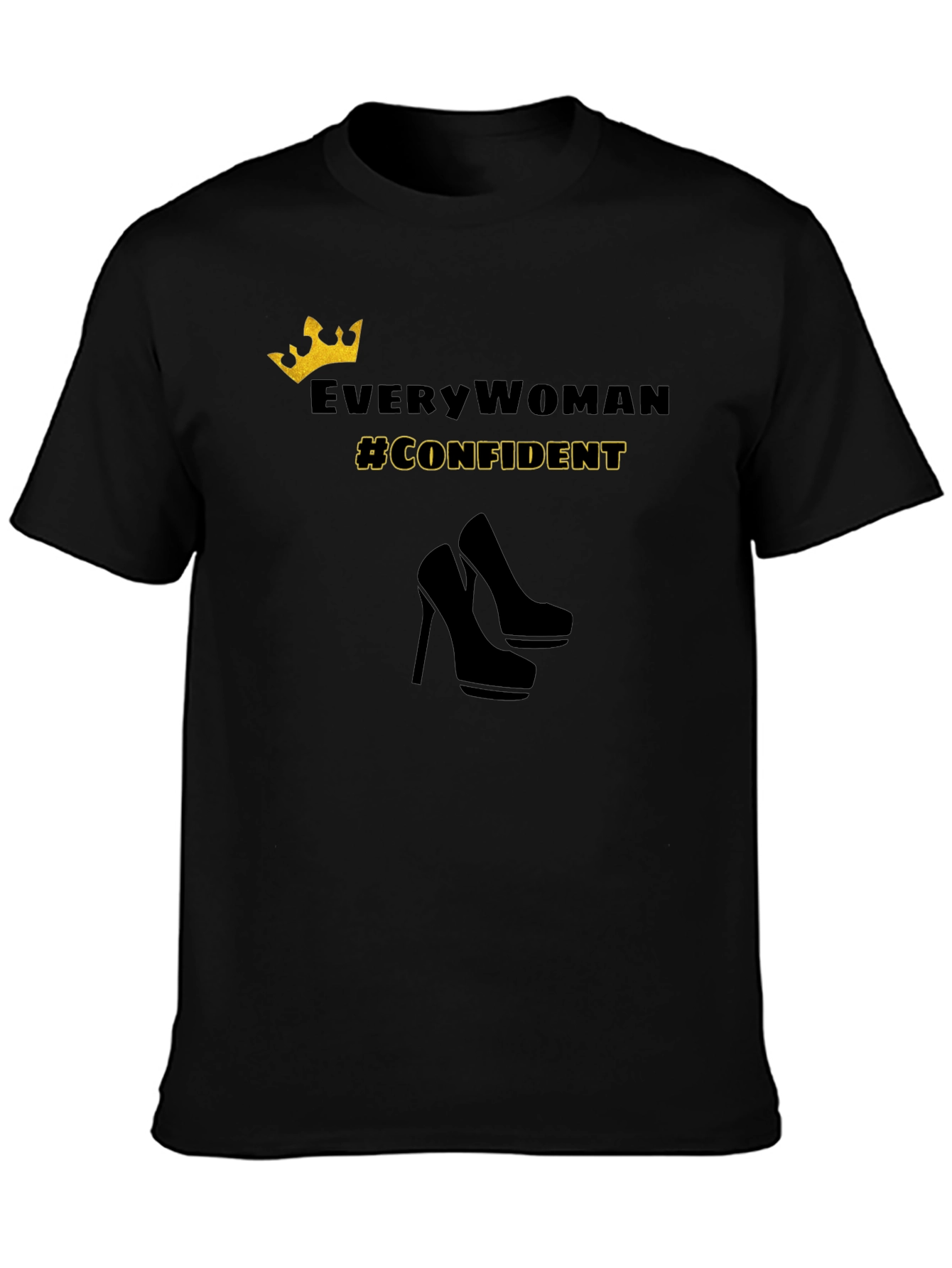 Confident Woman Graphic Tee - Stylish Empowerment Shirt