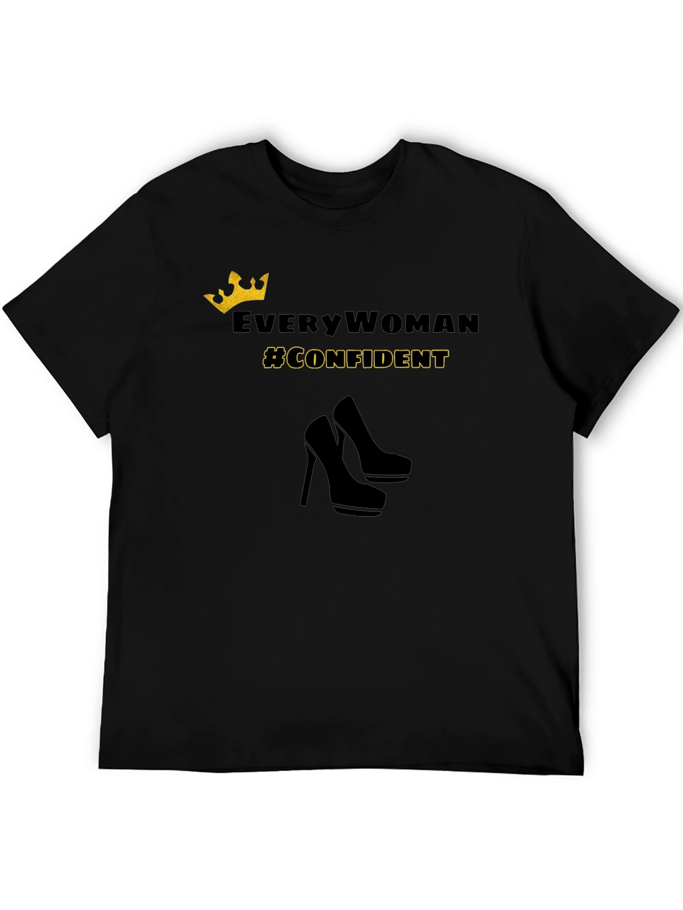 Confident Woman Graphic Tee - Stylish Empowerment Shirt