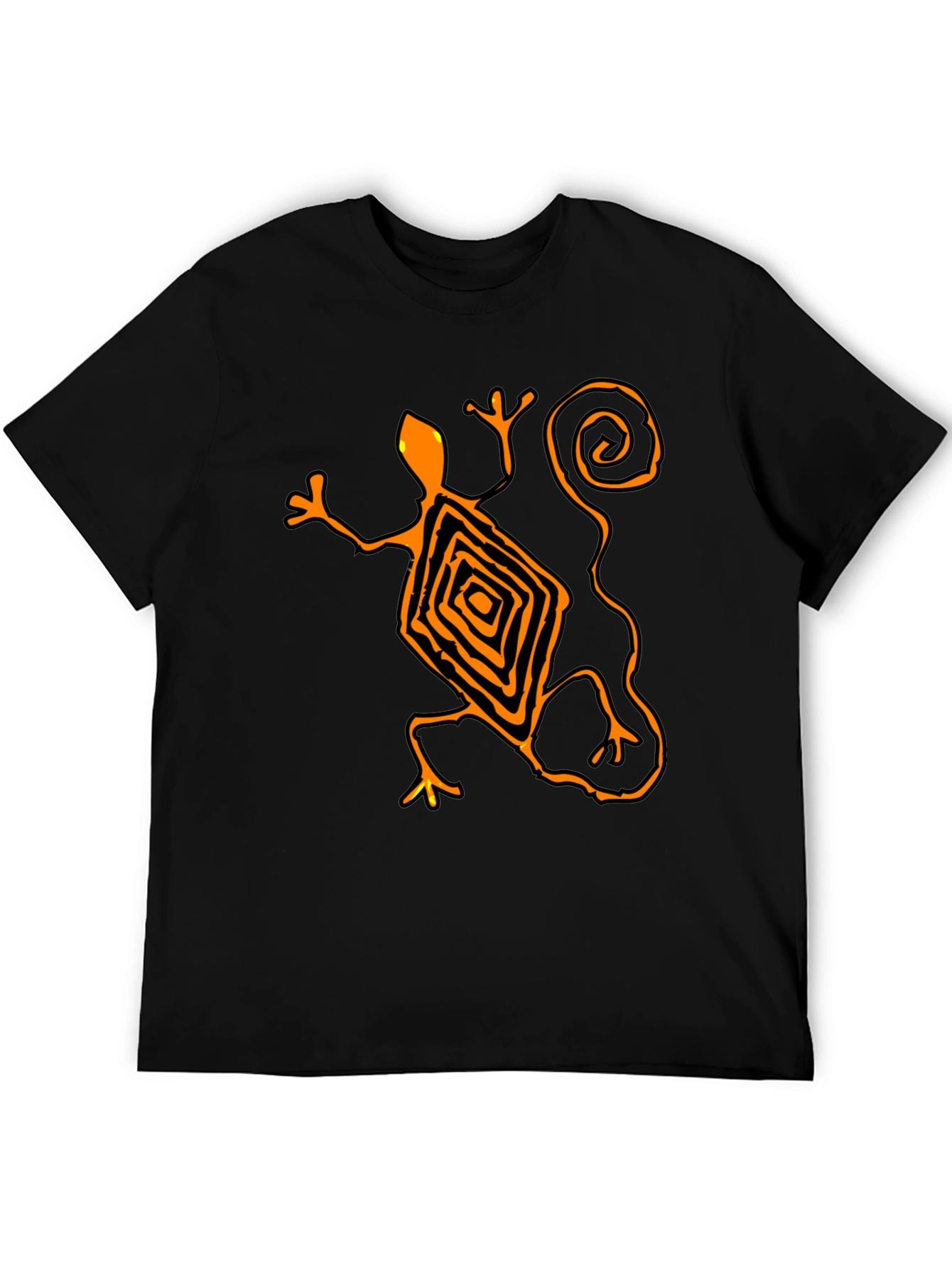 Lizard Graphic Tee - Mens Black T-Shirt
