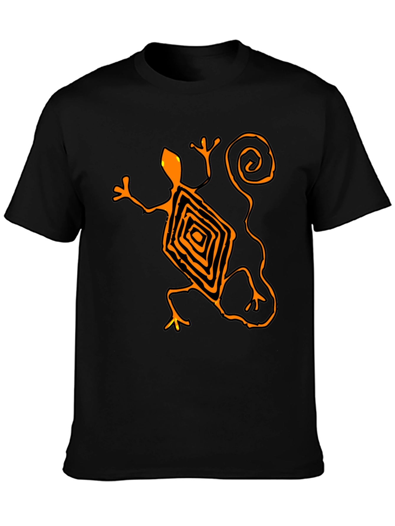 Lizard Graphic Tee - Mens Black T-Shirt