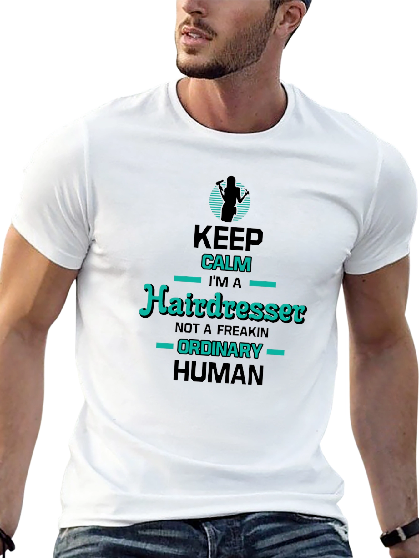 Hairdresser T-Shirt - Keep Calm Im a Hairdresser