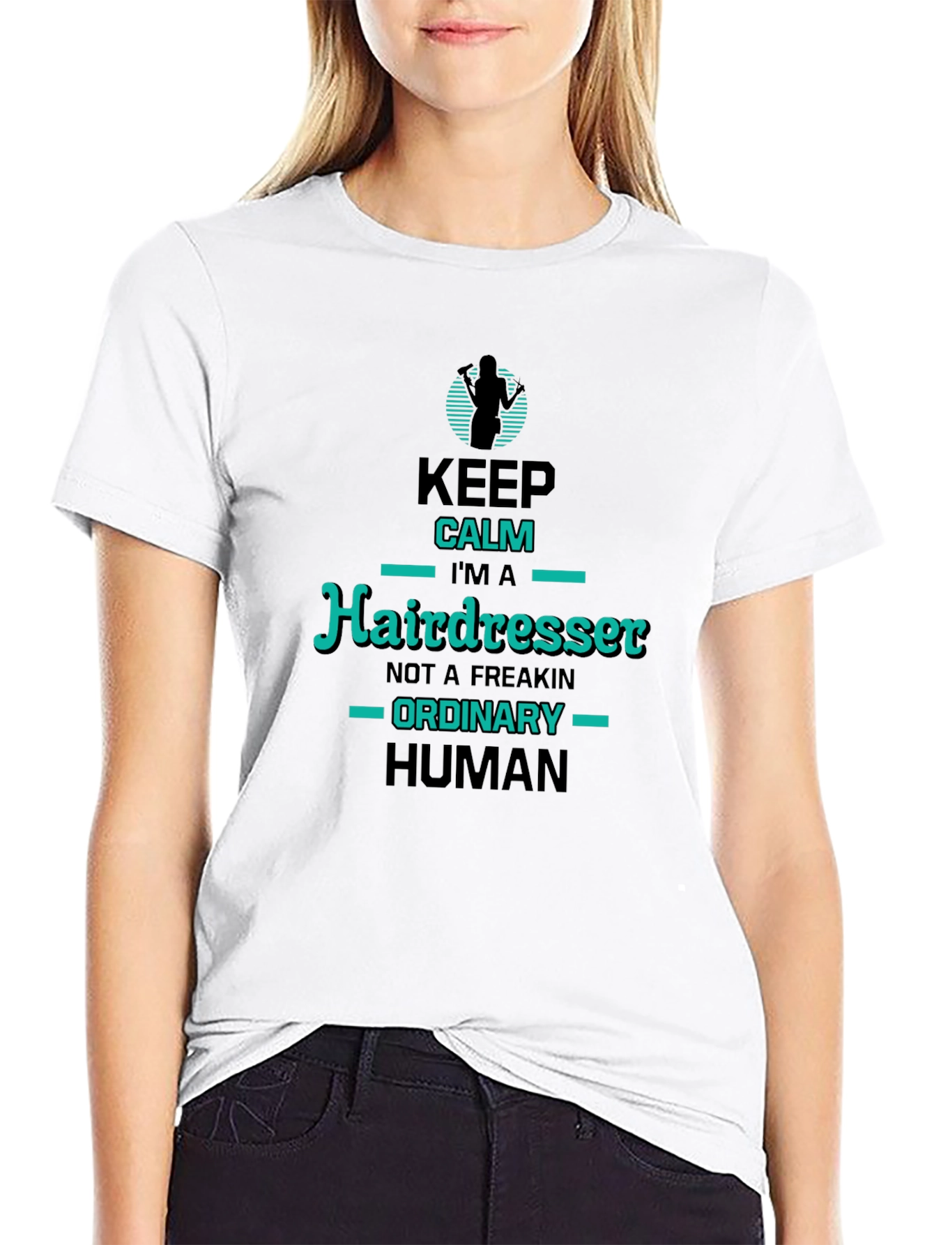 Hairdresser T-Shirt - Keep Calm Im a Hairdresser
