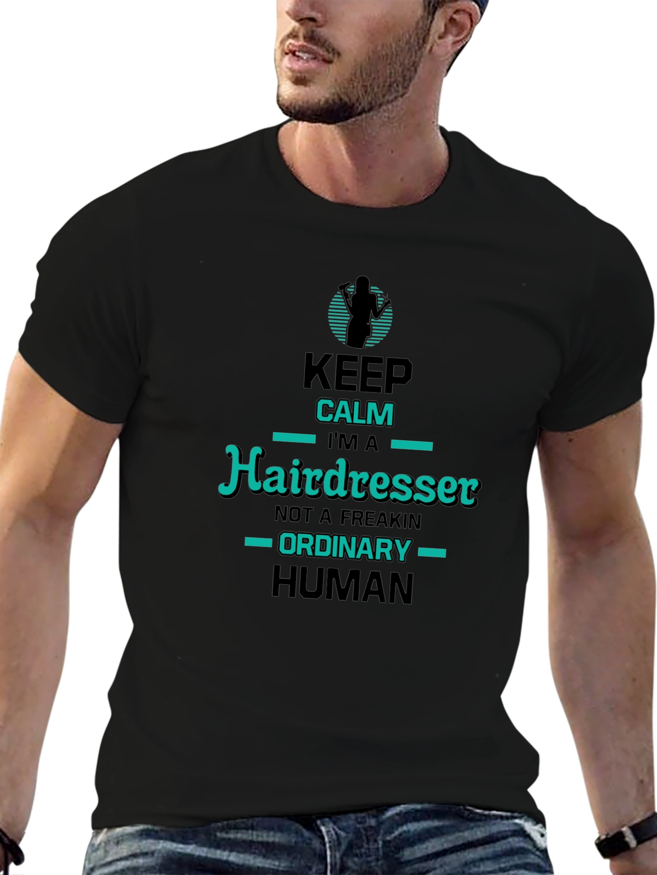 Hairdresser T-Shirt - Keep Calm Im a Hairdresser