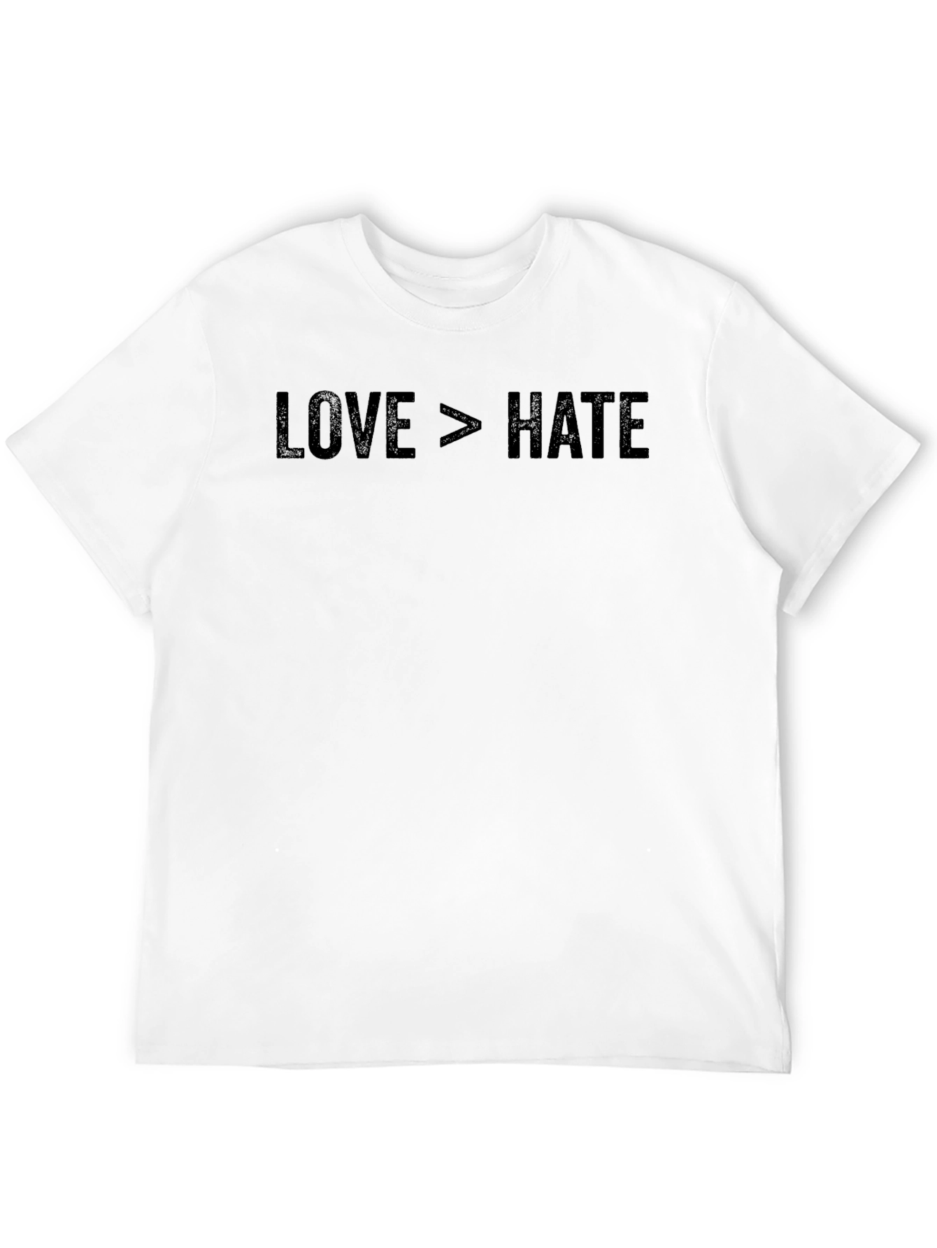 Love Greater Than Hate Graphic Tee - Black