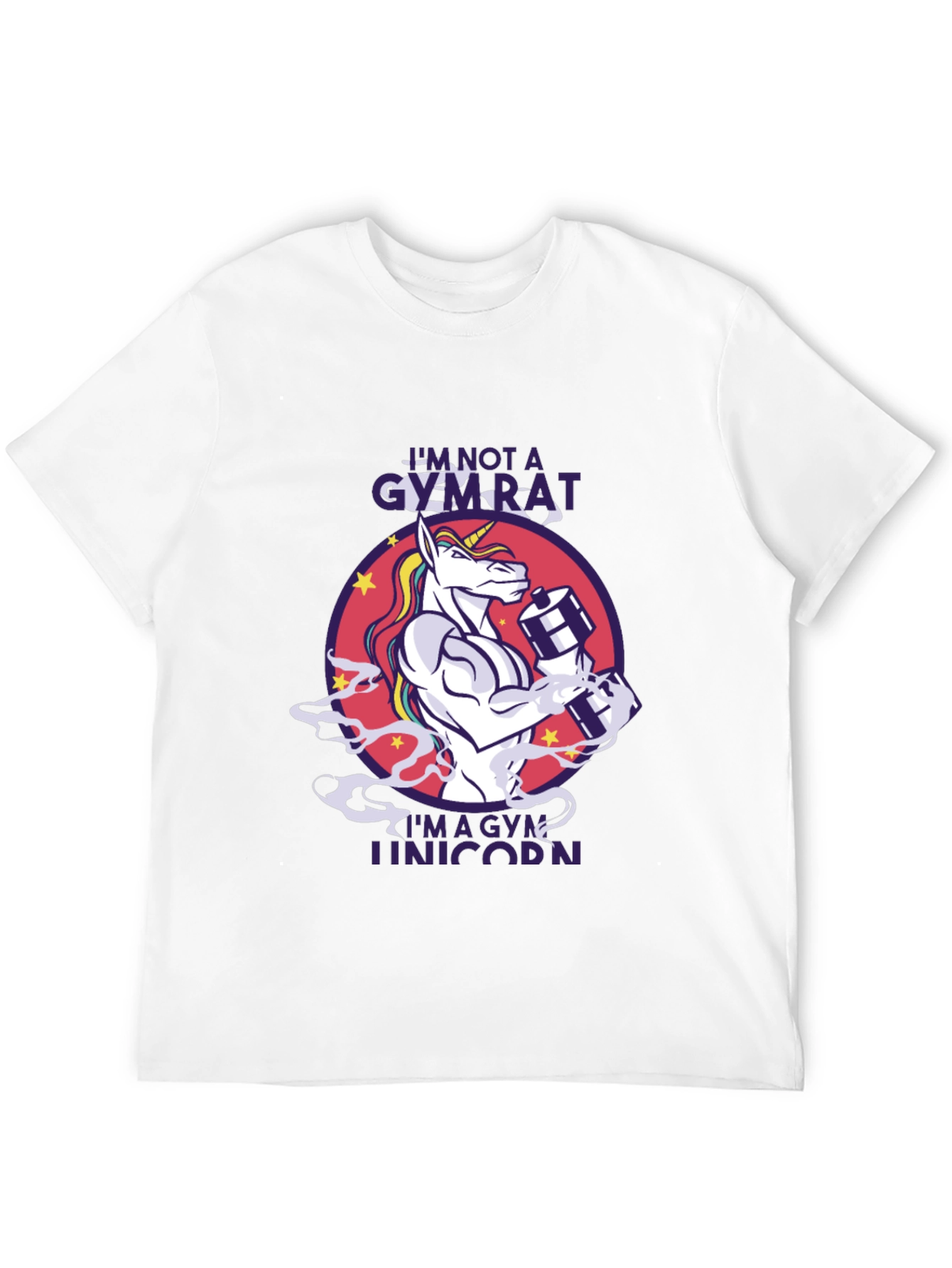 Gym Unicorn Graphic Tee
