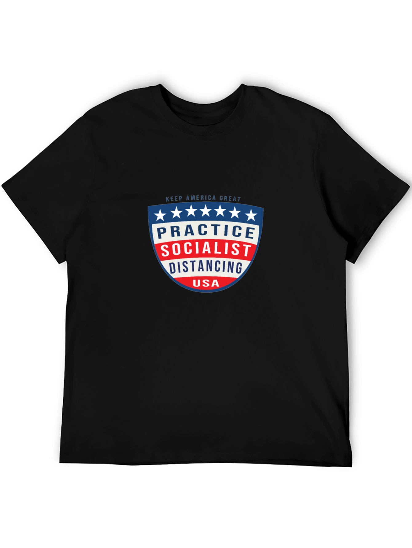 Practice Socialist Distancing USA T-Shirt