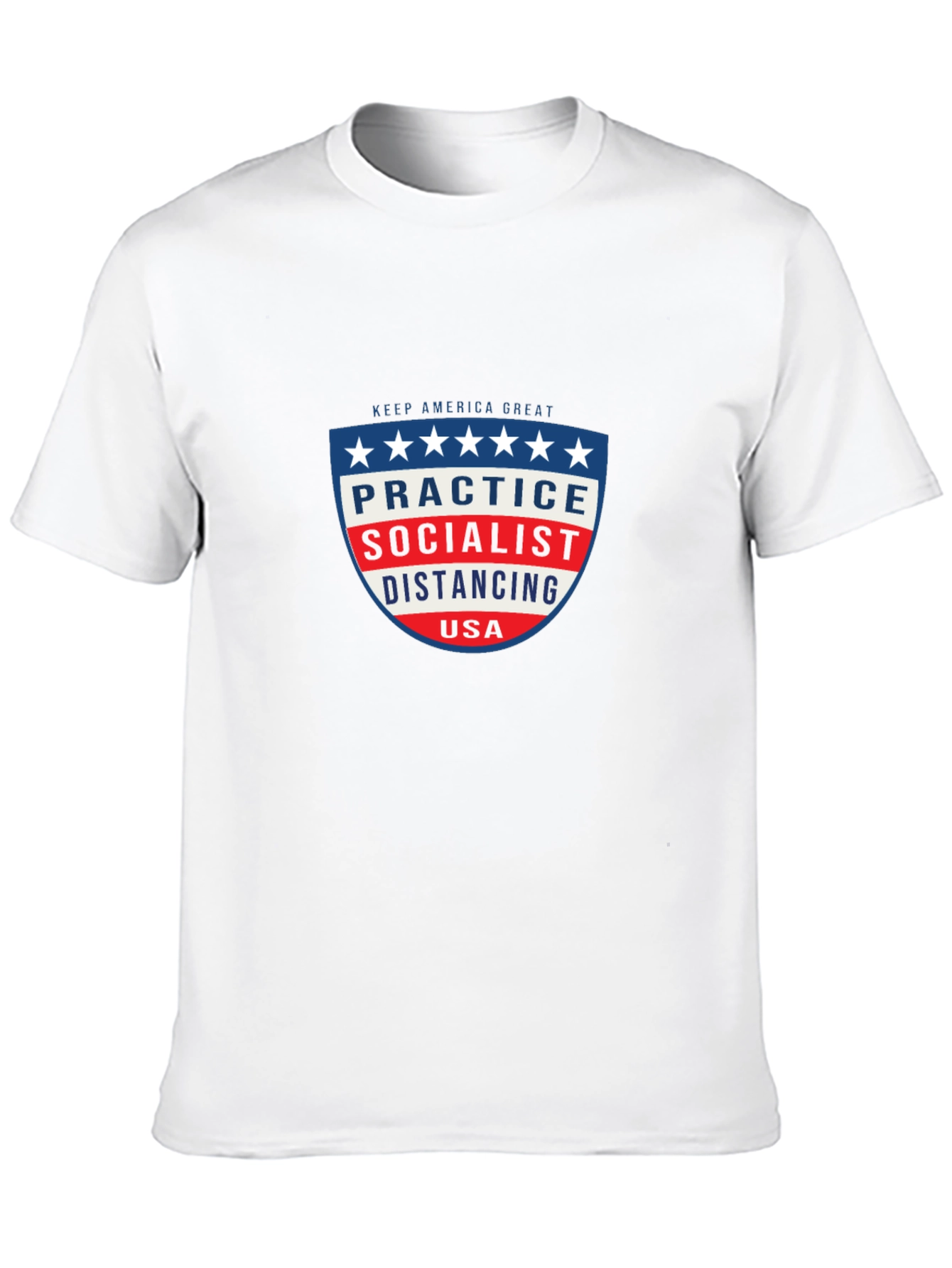 Practice Socialist Distancing USA T-Shirt