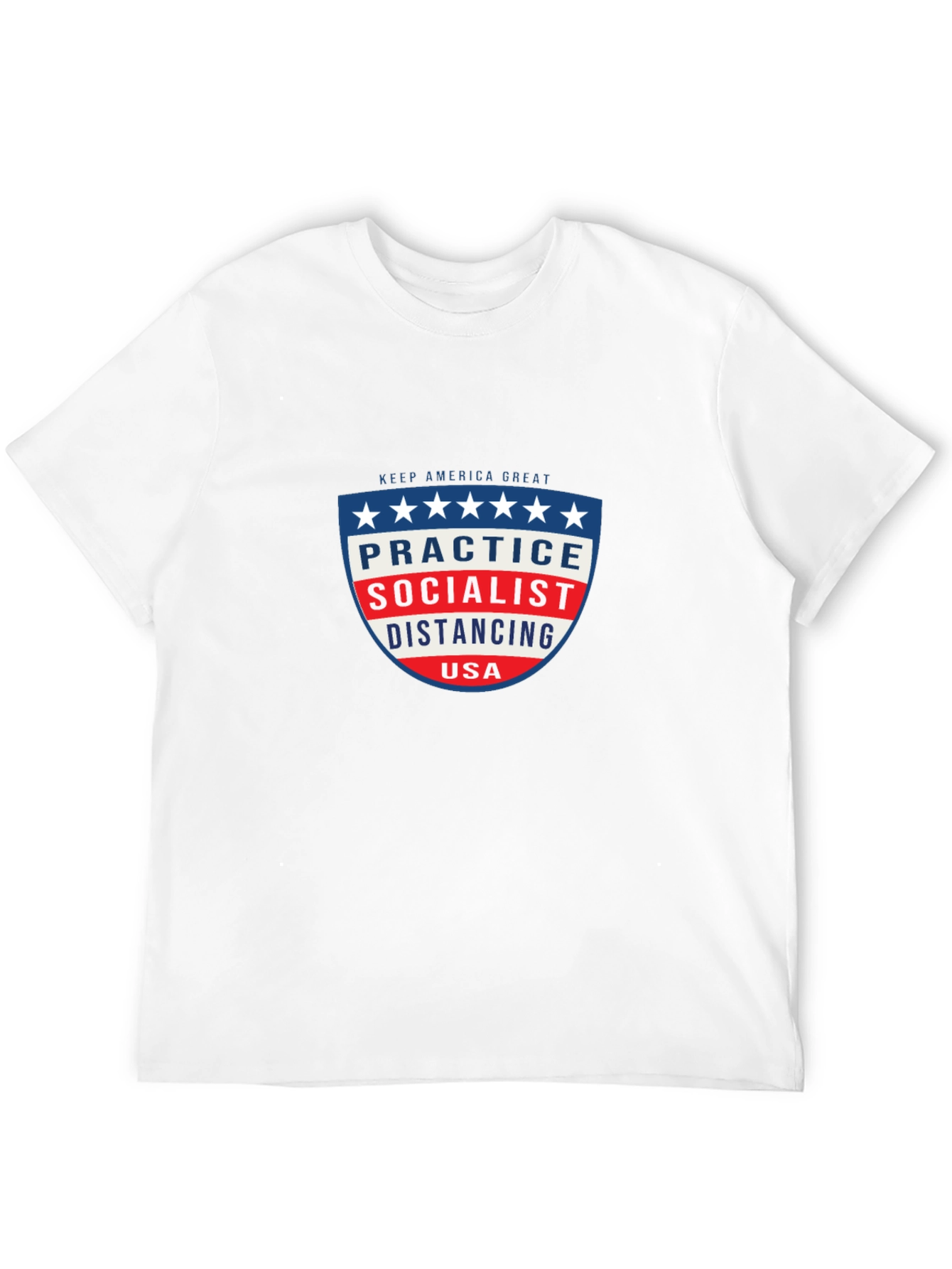Practice Socialist Distancing USA T-Shirt