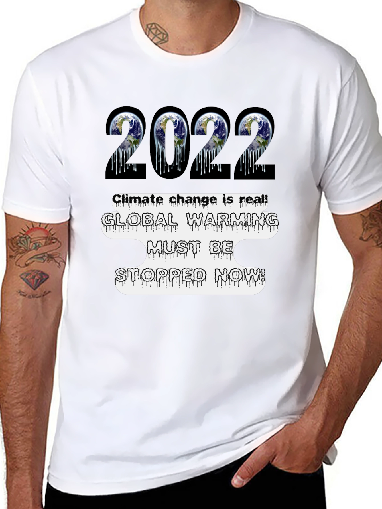 Climate Change Awareness T-Shirt - Global Warming 2022